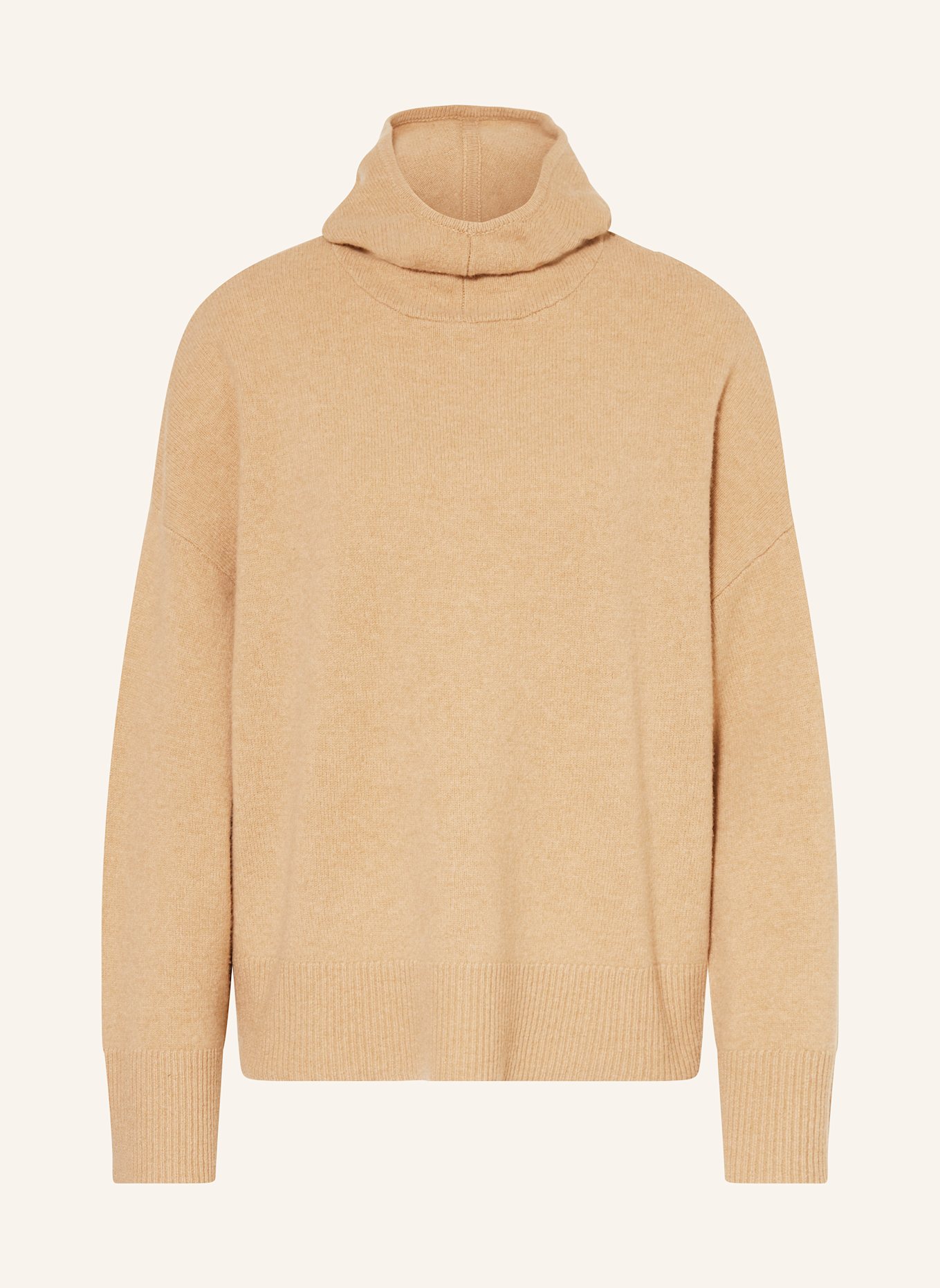 Barbour Strick-Hoodie EVETTE: HELLBRAUN