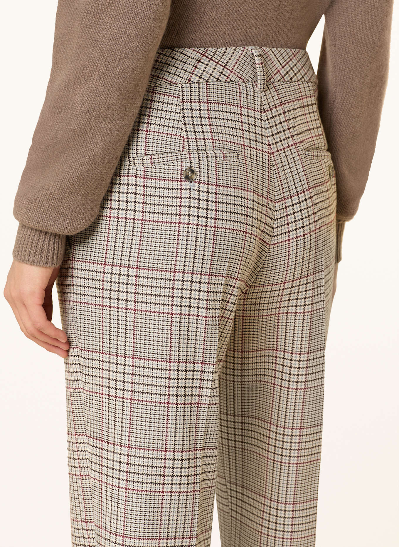 SEDUCTIVE Hose LUCASSE: DUNKELROT / SCHWARZ / BLAUGRAU