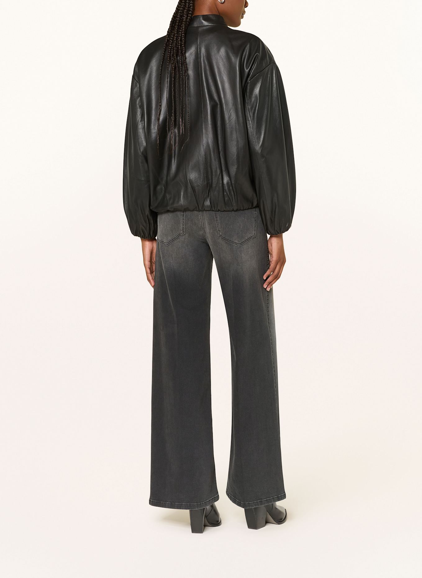 RAFFAELLO ROSSI Jeans SVENTY R mit Nieten: 975 Authentic Grey