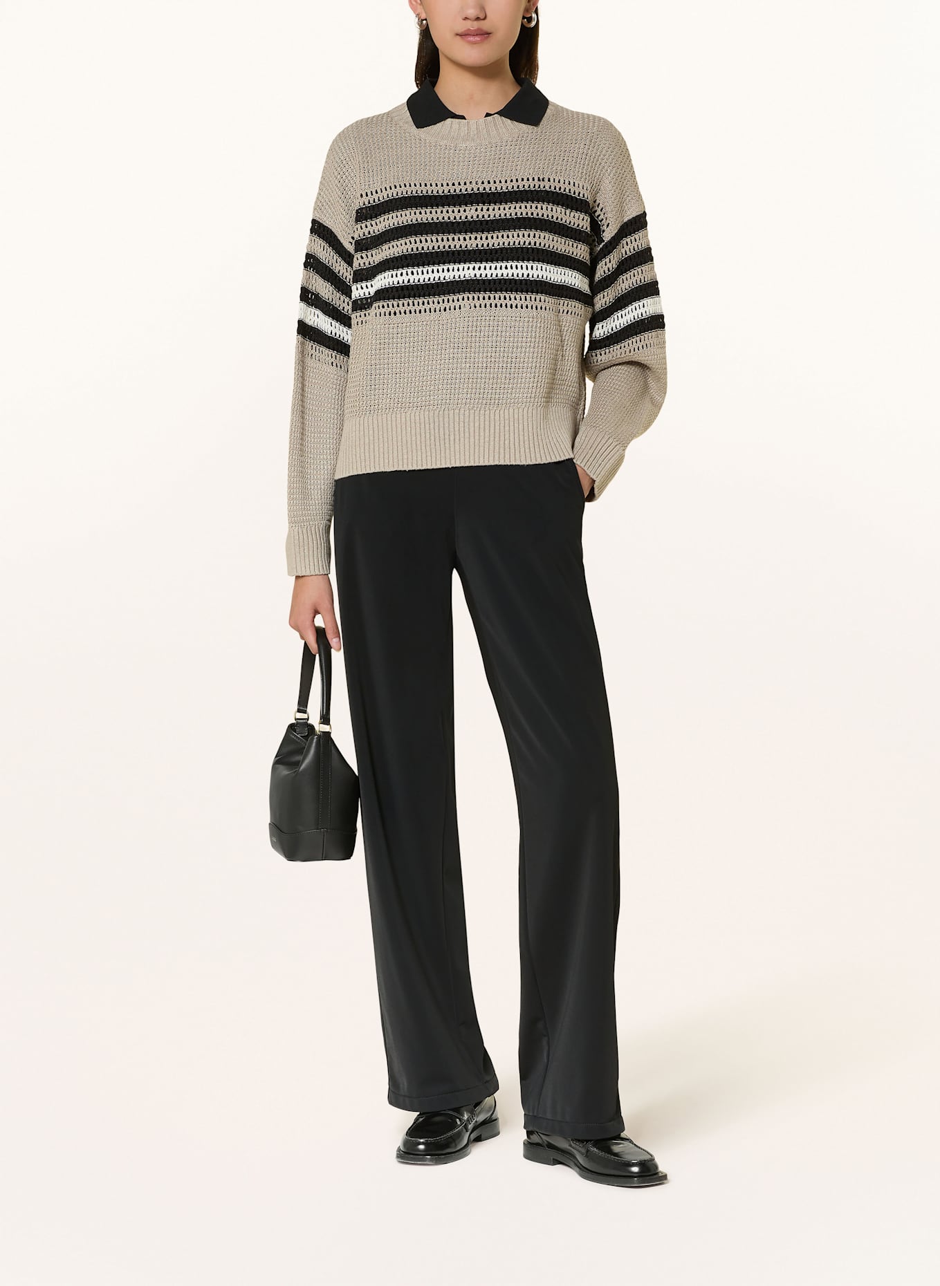 RAFFAELLO ROSSI Jerseyhose CANDICE: SCHWARZ