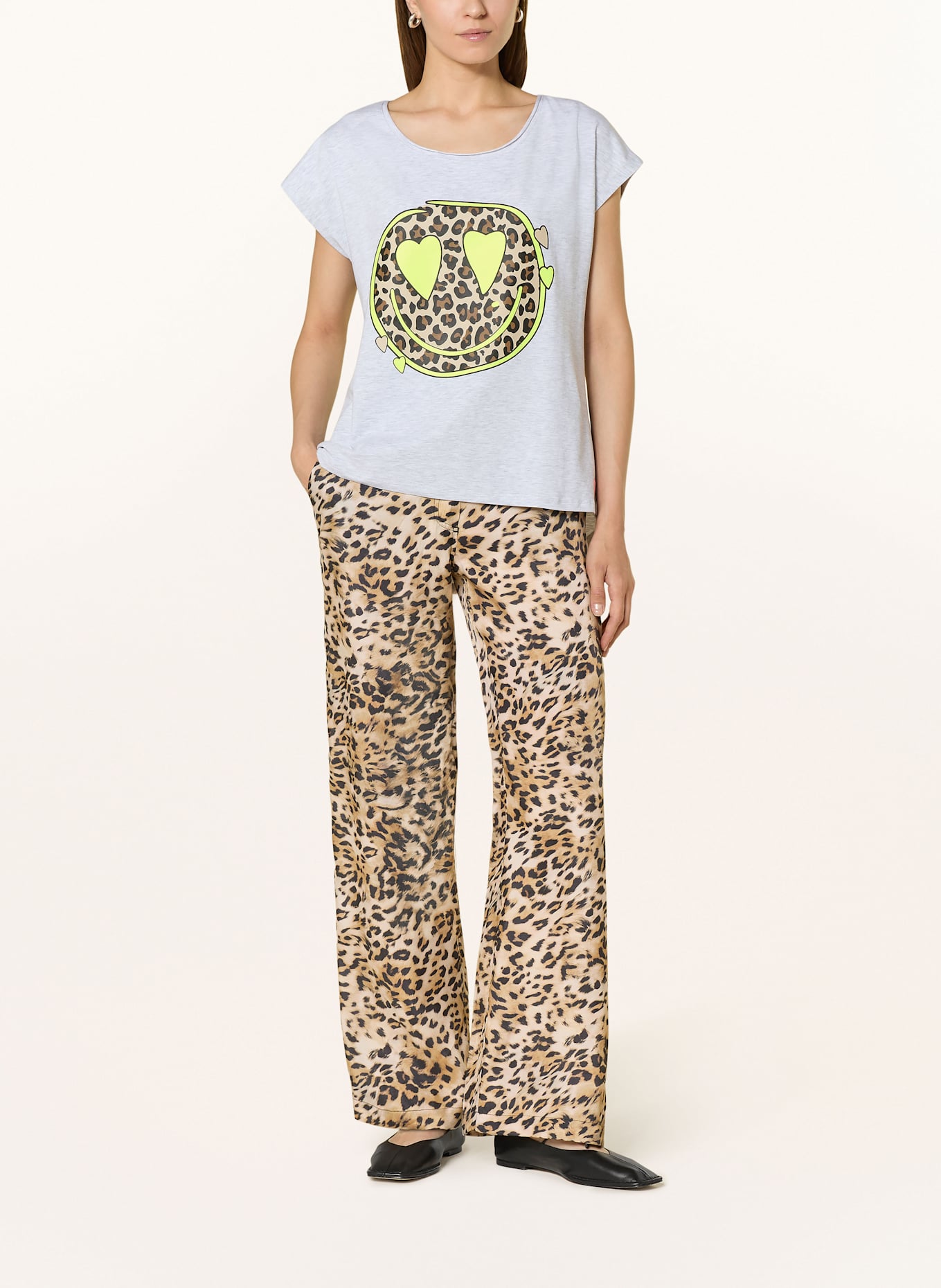 miss goodlife T-shirt: JASNOCZARY / JASKRAWY ŻÓŁTY / BRĄZOWY