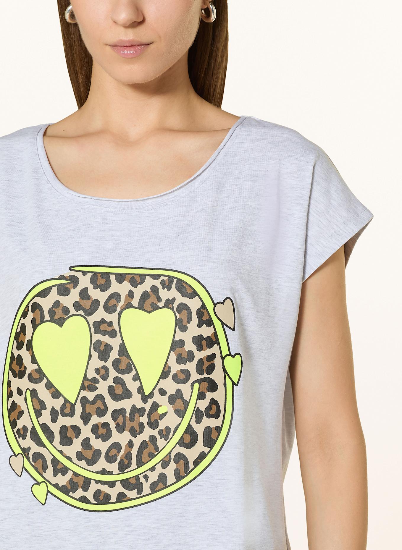 miss goodlife T-shirt: JASNOCZARY / JASKRAWY ŻÓŁTY / BRĄZOWY