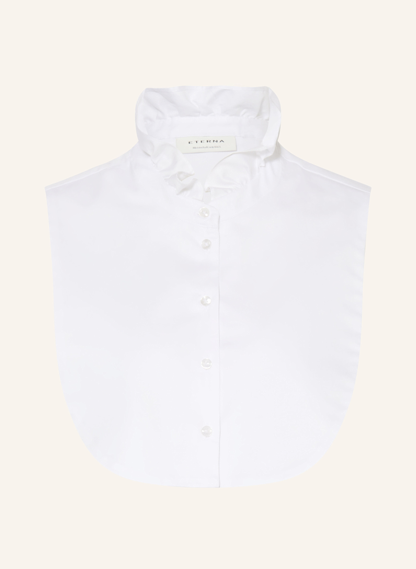 ETERNA Kragen mit Rüschen: WEISS