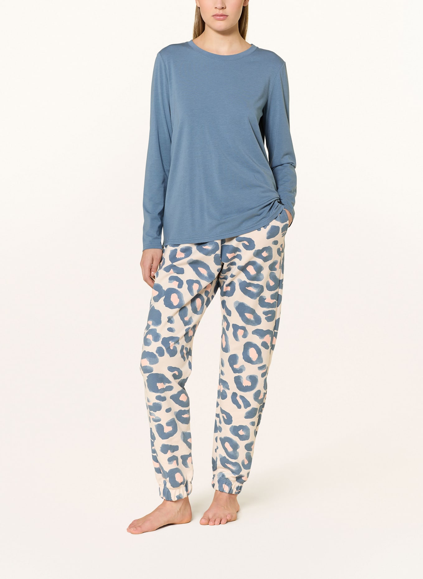 SHORT STORIES Lounge-Hose: NUDE / ROSÉGOLD / GRAU