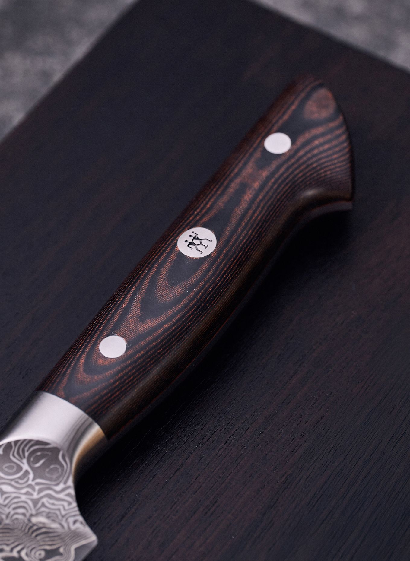 ZWILLING Brotmesser TANREI: DUNKELBRAUN / SILBER