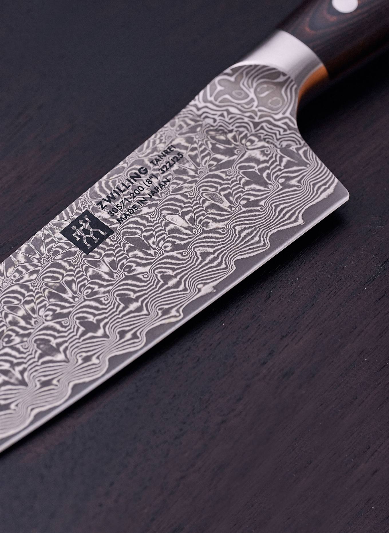 ZWILLING Kochmesser TANREI: DUNKELBRAUN / SILBER