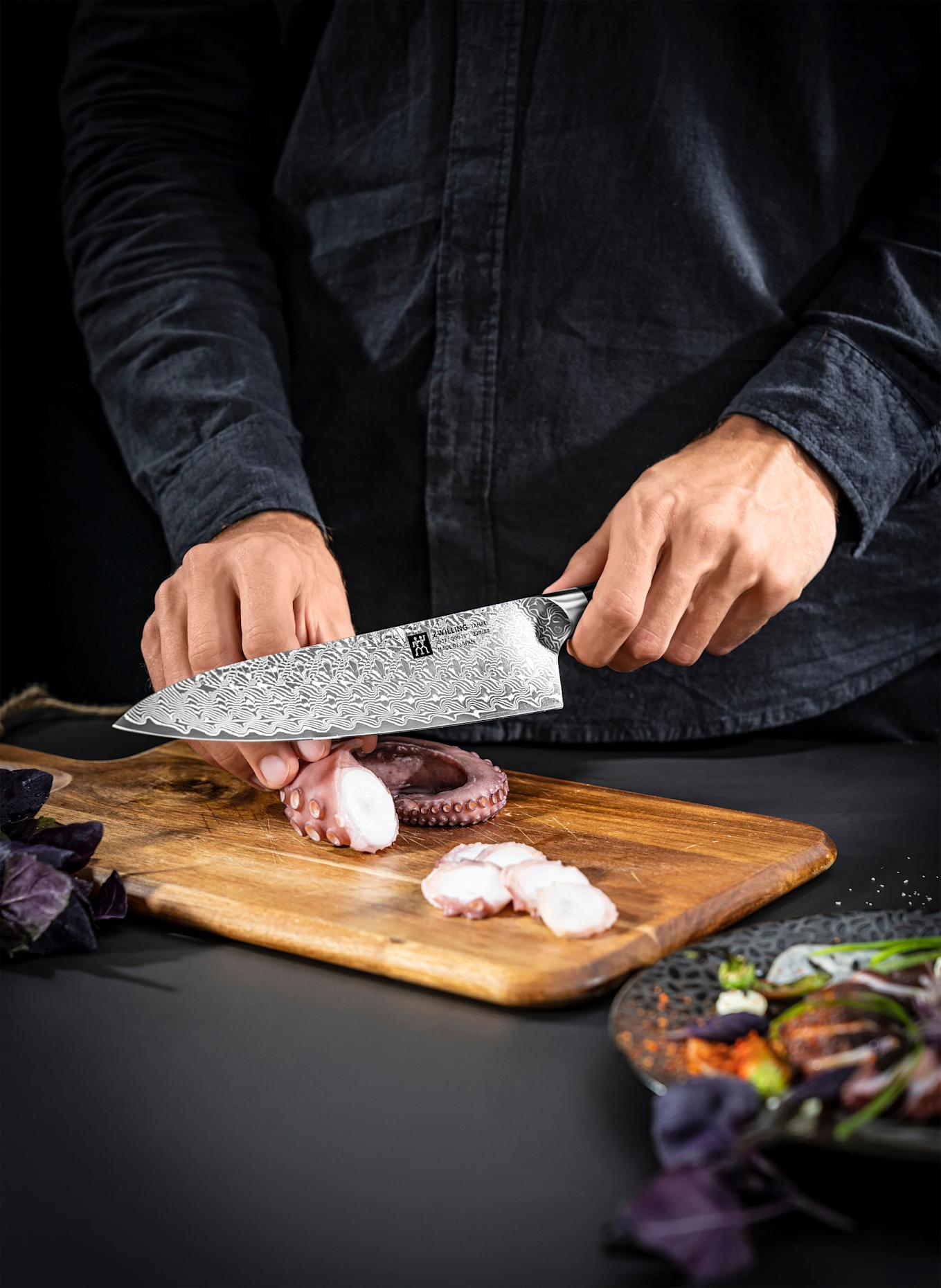 ZWILLING Kochmesser TANREI: DUNKELBRAUN / SILBER