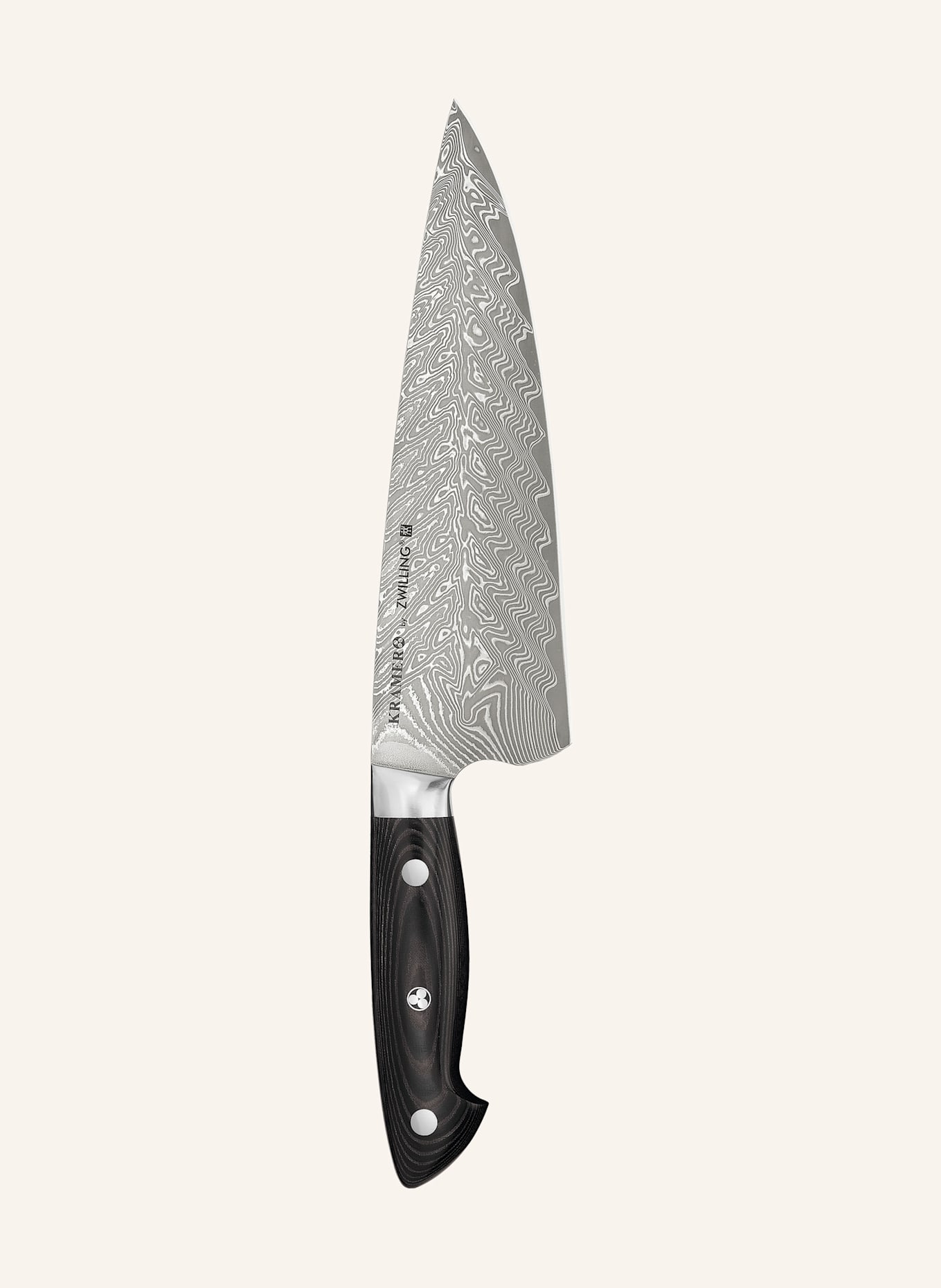 ZWILLING Kochmesser KRAMER EURO STAINLESS: SILBER / DUNKELBRAUN