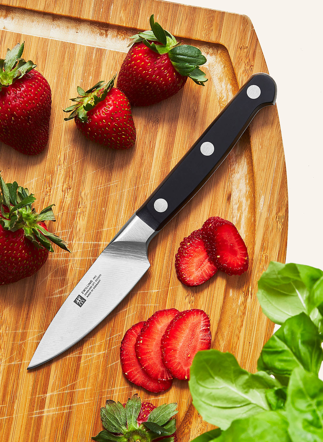 ZWILLING 2-tlg. Messer-Set PRO: SCHWARZ / SILBER