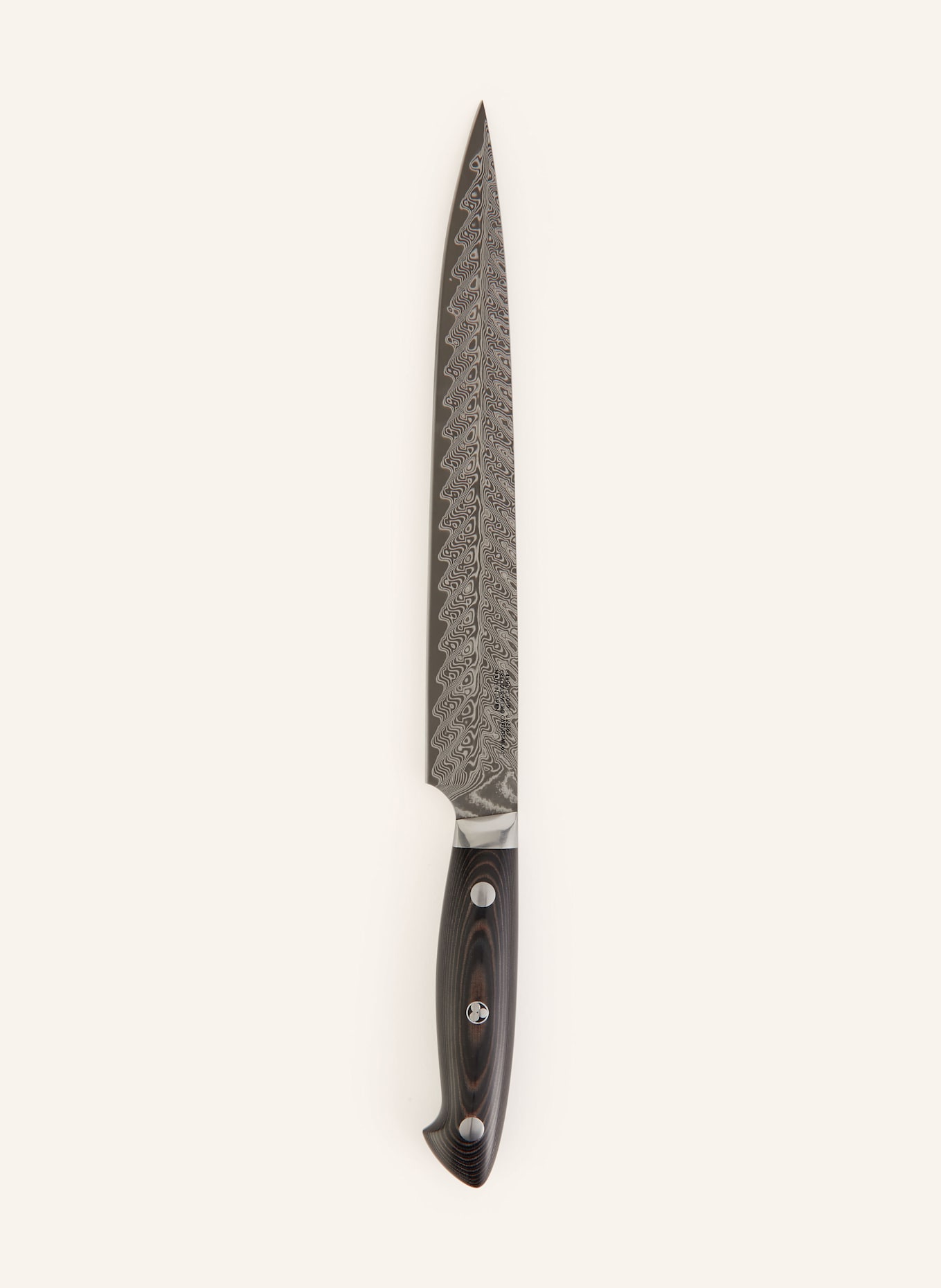 ZWILLING Fleischmesser KRAMER EURO STAINLESS: DUNKELBRAUN / SILBER