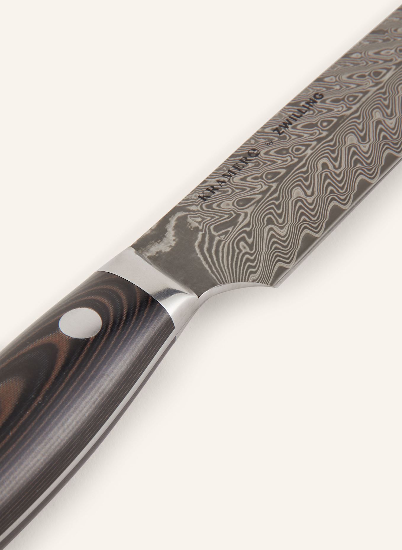ZWILLING Fleischmesser KRAMER EURO STAINLESS: DUNKELBRAUN / SILBER
