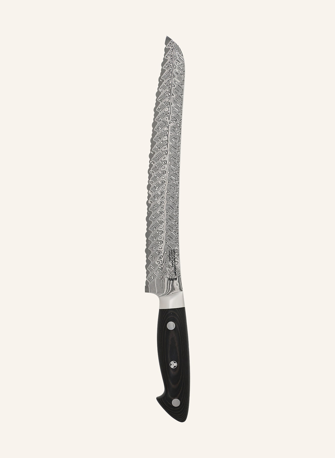 ZWILLING Brotmesser KRAMER EURO STAINLESS: SILBER / DUNKELBRAUN
