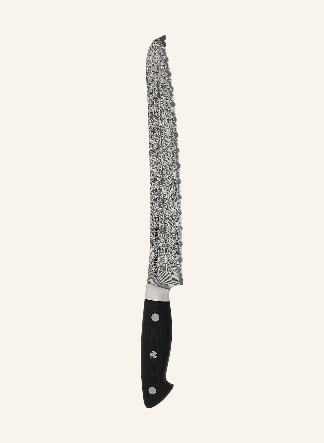 ZWILLING Brotmesser KRAMER EURO STAINLESS: SILBER / DUNKELBRAUN