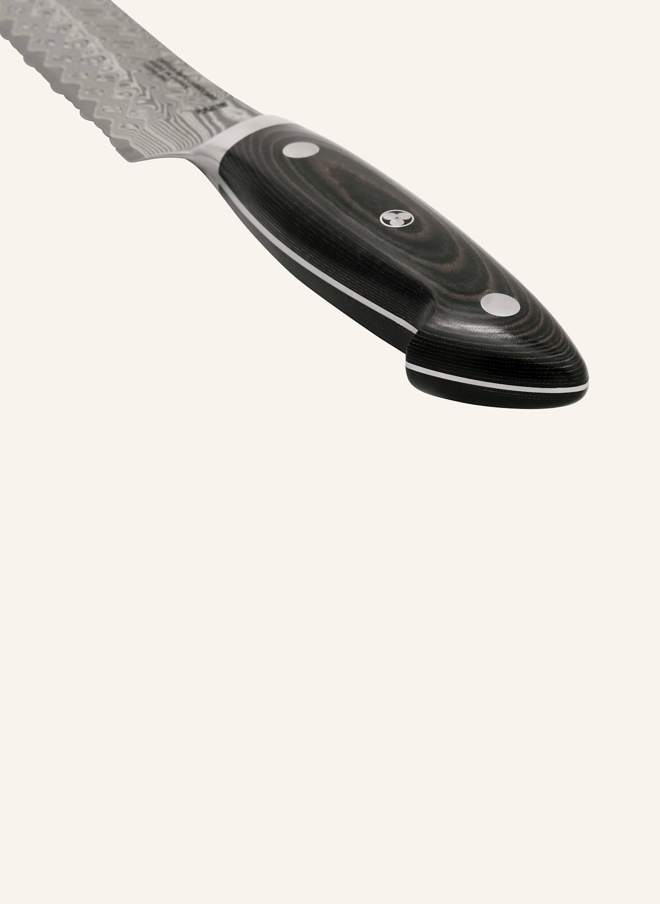 ZWILLING Brotmesser KRAMER EURO STAINLESS: SILBER / DUNKELBRAUN