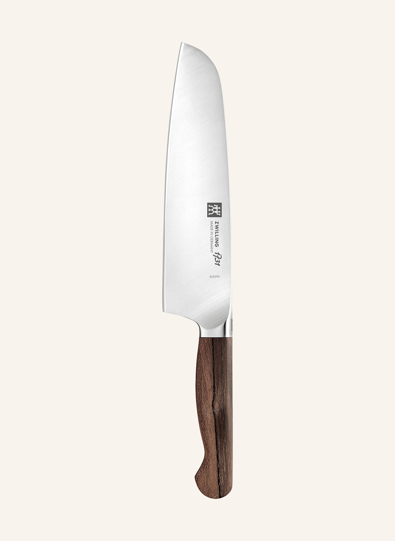 ZWILLING Santokumesser 1731: BRAUN / SILBER
