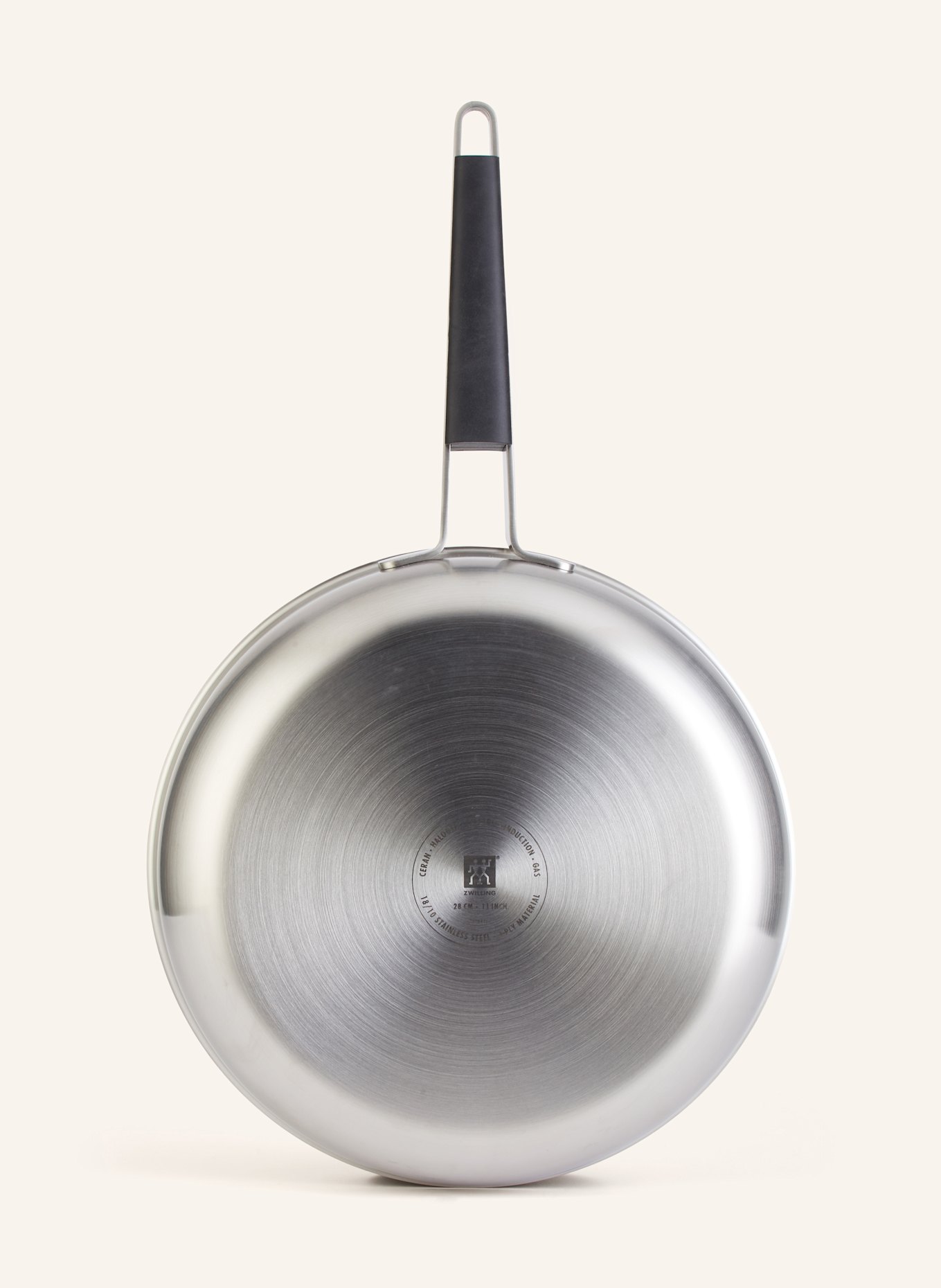 ZWILLING Patelnia PURE: SREBRNY / CZARNY