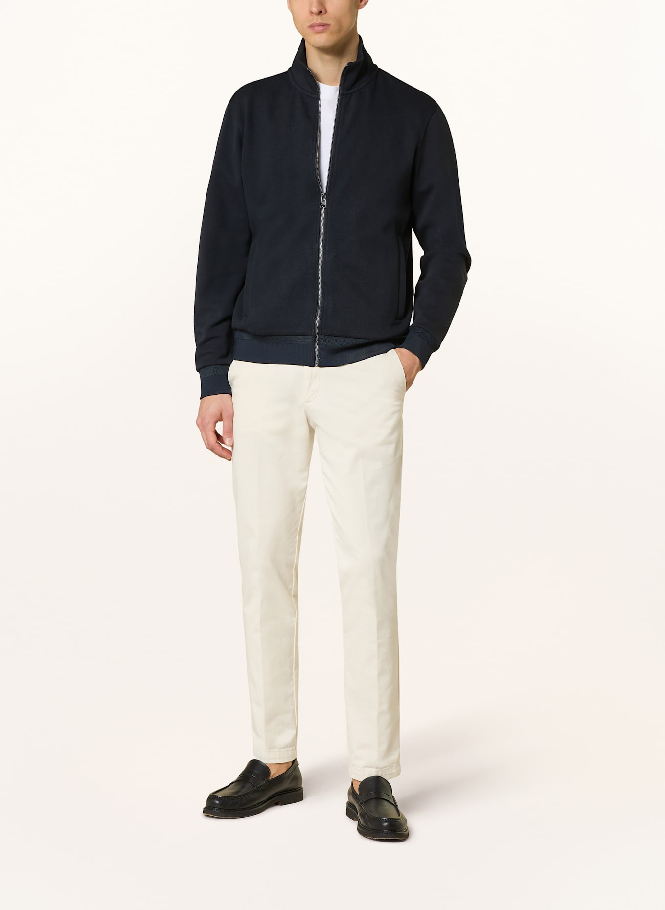 BOSS Sweatjacke SHEPHERD: DUNKELBLAU