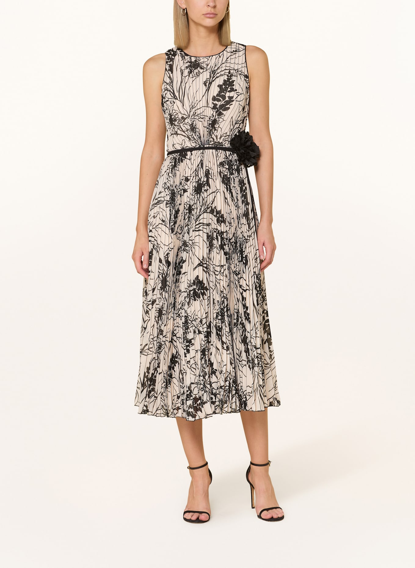 Phase Eight Plisseekleid SANDRA: SCHWARZ / WEISS