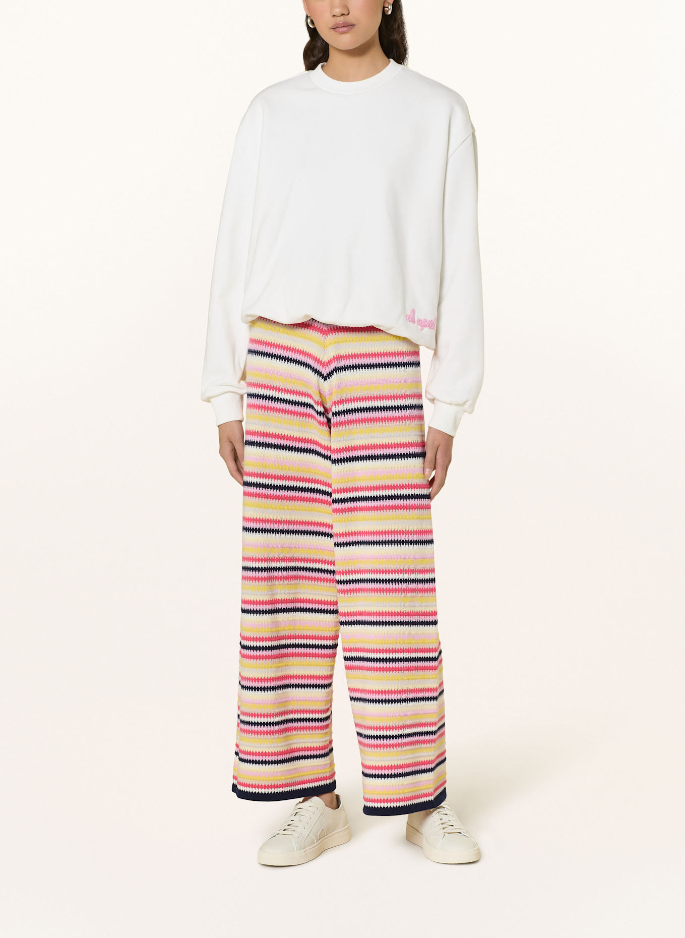 OH APRIL Sweatshirt ZURI: WEISS