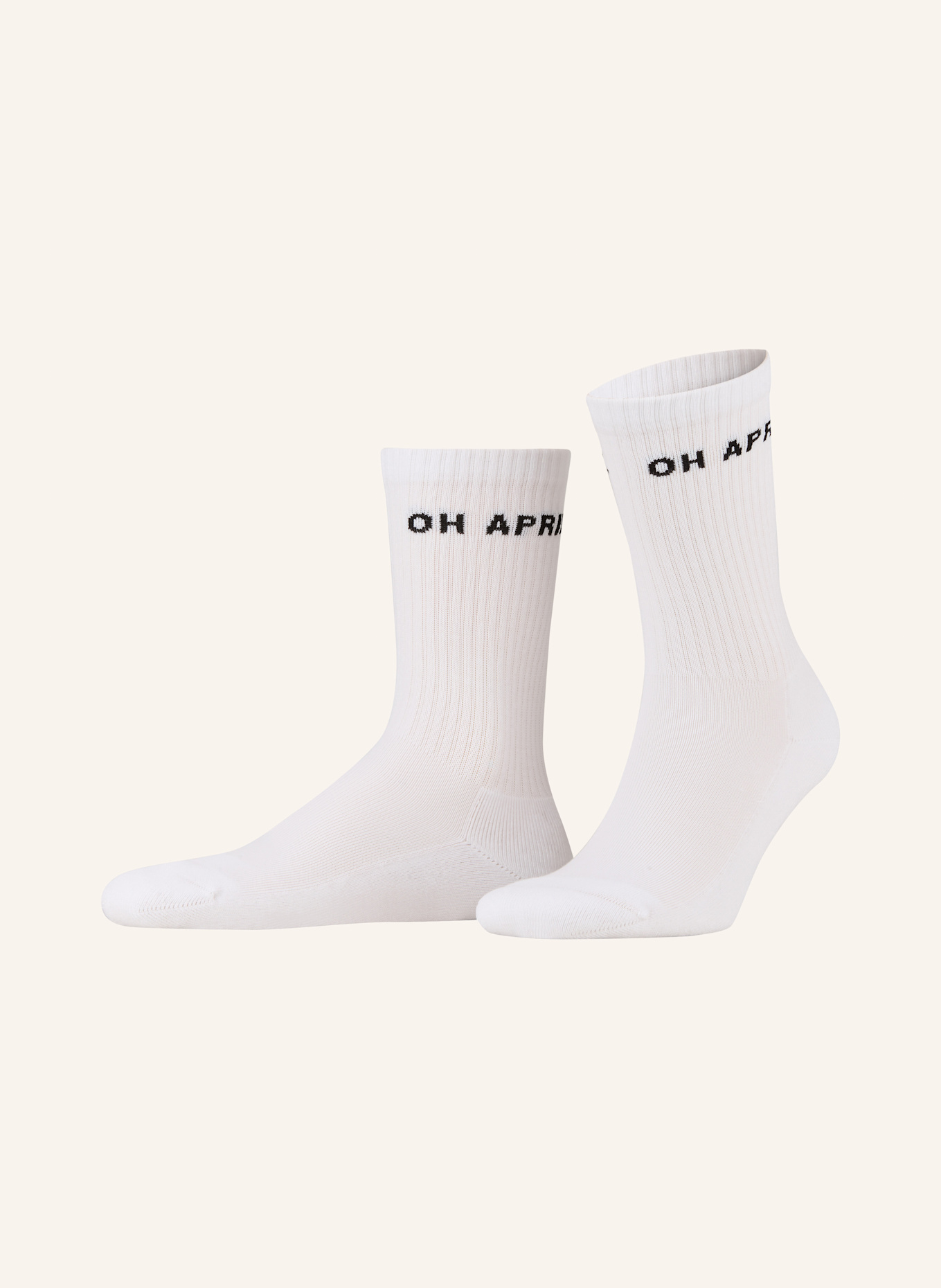 OH APRIL Socken STEFFI: WHITE