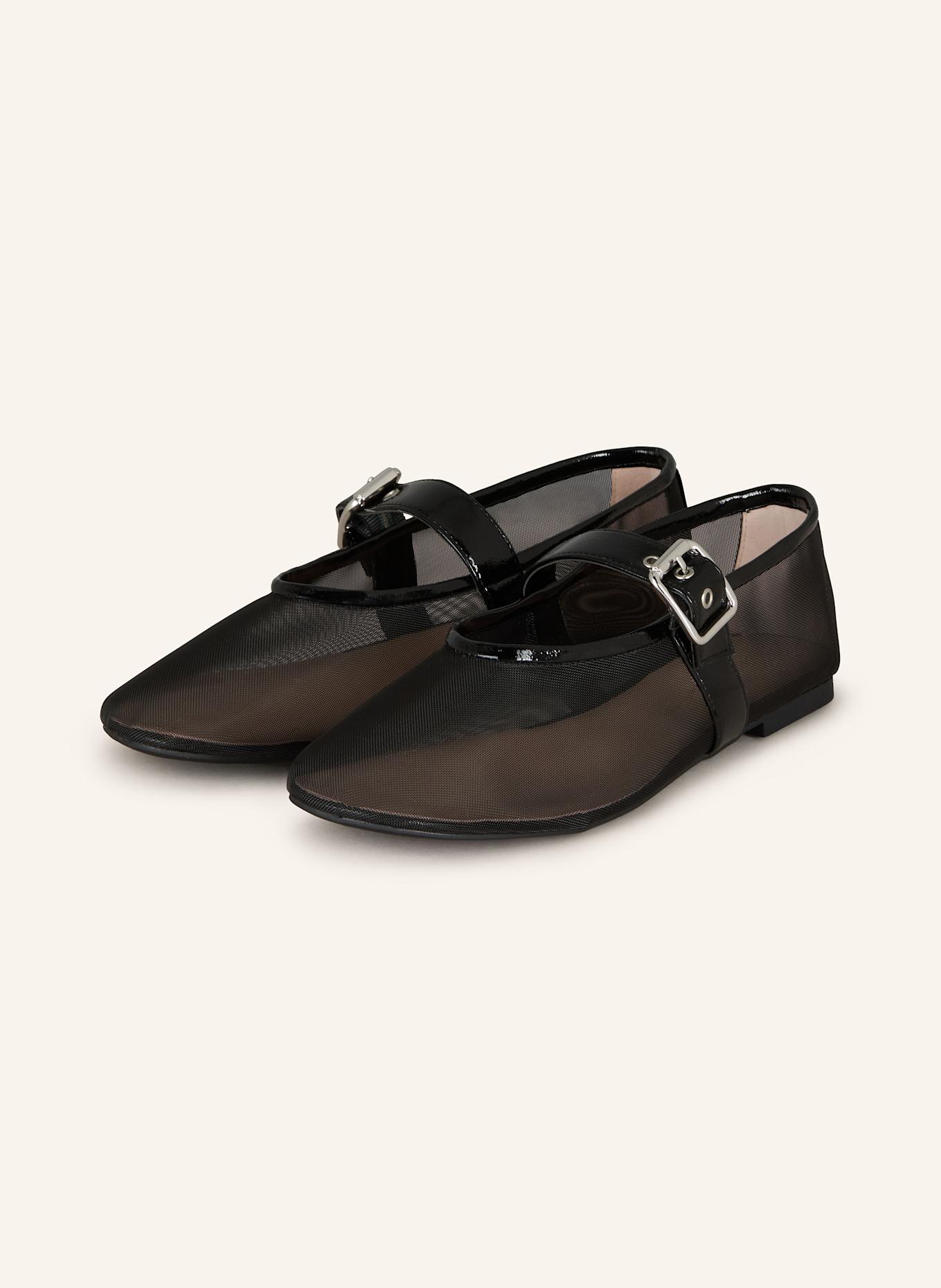 UNISA Mary-Jane-Ballerinas BELUA: SCHWARZ