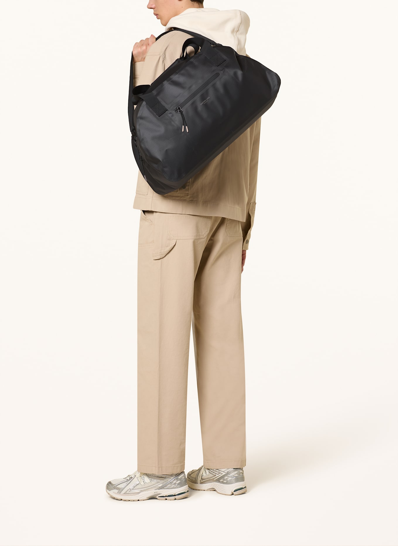 GASTON LUGA Torba podróżna DUOSEAL DUFFEL: CZARNY