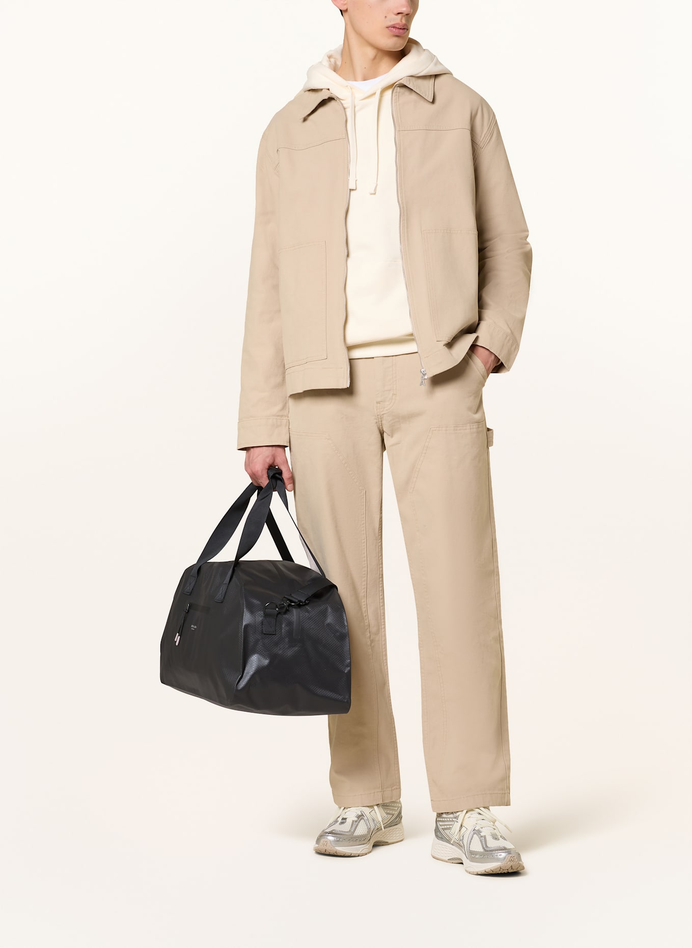 GASTON LUGA Torba podróżna DUOSEAL DUFFEL: CZARNY