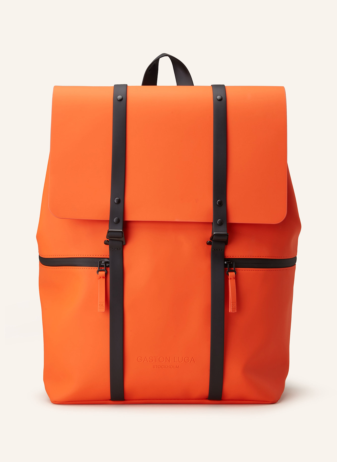 GASTON LUGA Plecak SPLÄSH 2.0 z kieszenią na laptop: JASKRAWY POMARAŃCZOWY