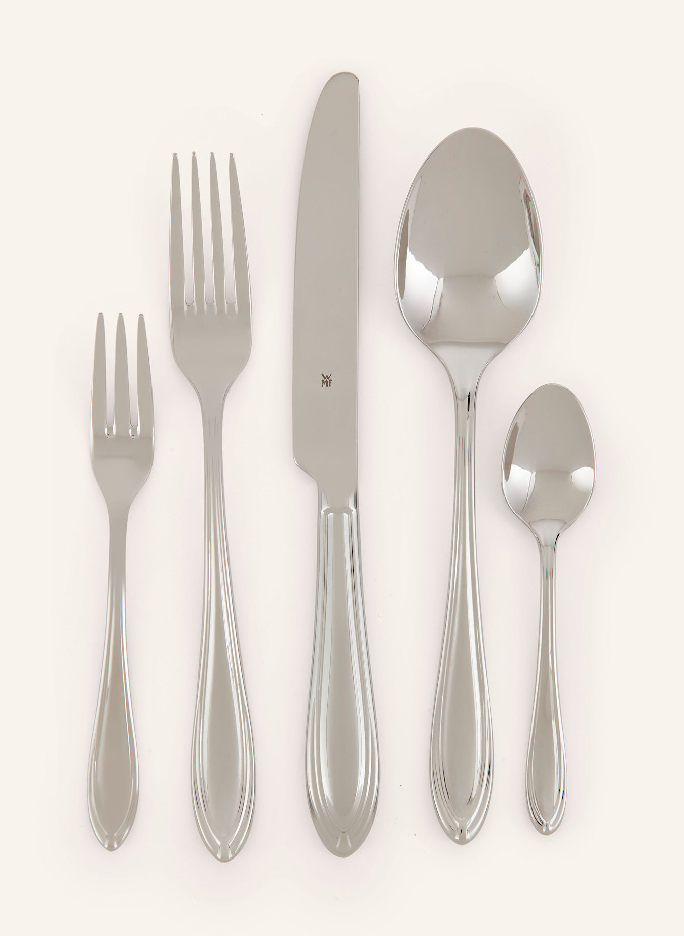 WMF 60-tlg. Besteck-Set VERONA: SILBER