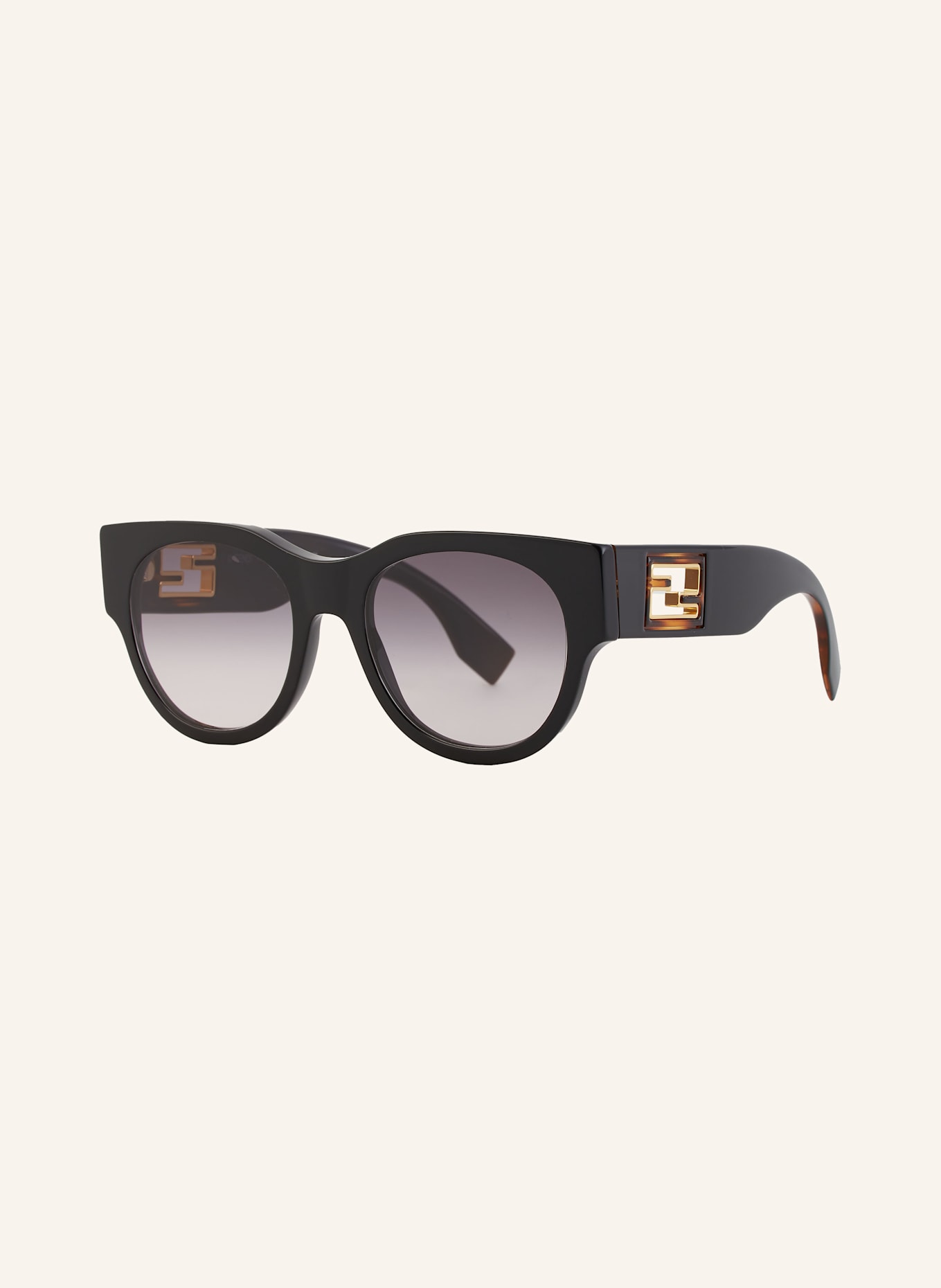 FENDI Sonnenbrille FN000802: 1100L3 - SCHWARZ/ DUNKELGRAU VERLAUF