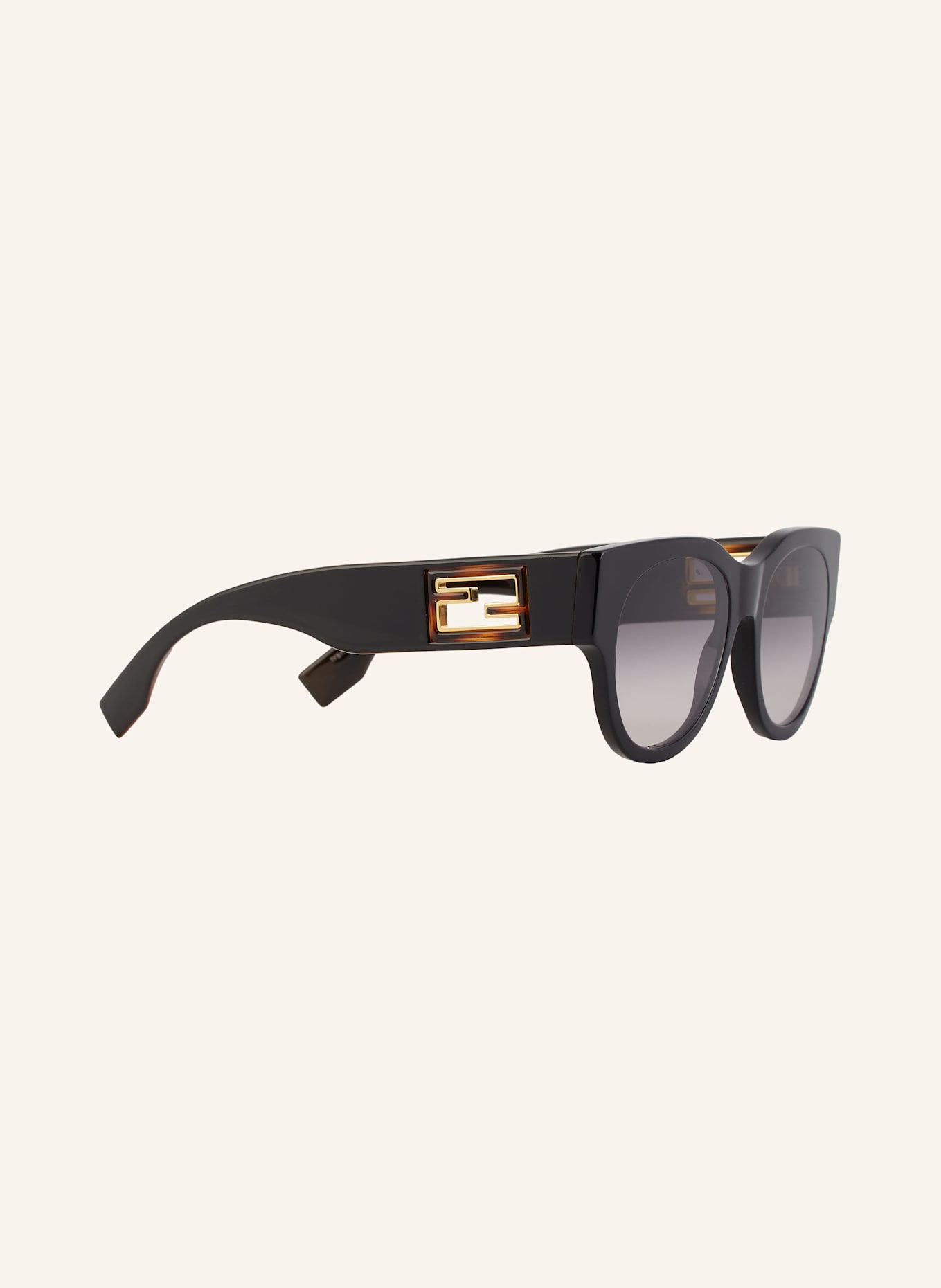 FENDI Sonnenbrille FN000802: 1100L3 - SCHWARZ/ DUNKELGRAU VERLAUF