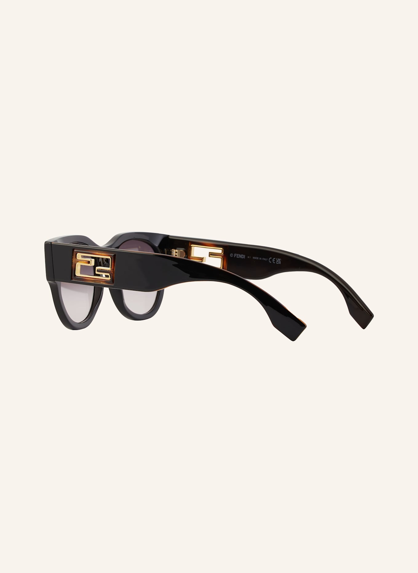 FENDI Sonnenbrille FN000802: 1100L3 - SCHWARZ/ DUNKELGRAU VERLAUF