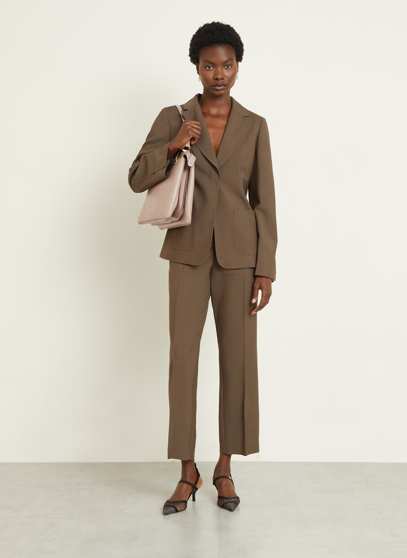 FENDI Handtasche PEEKABOO SOFT LARGE: TAUPE