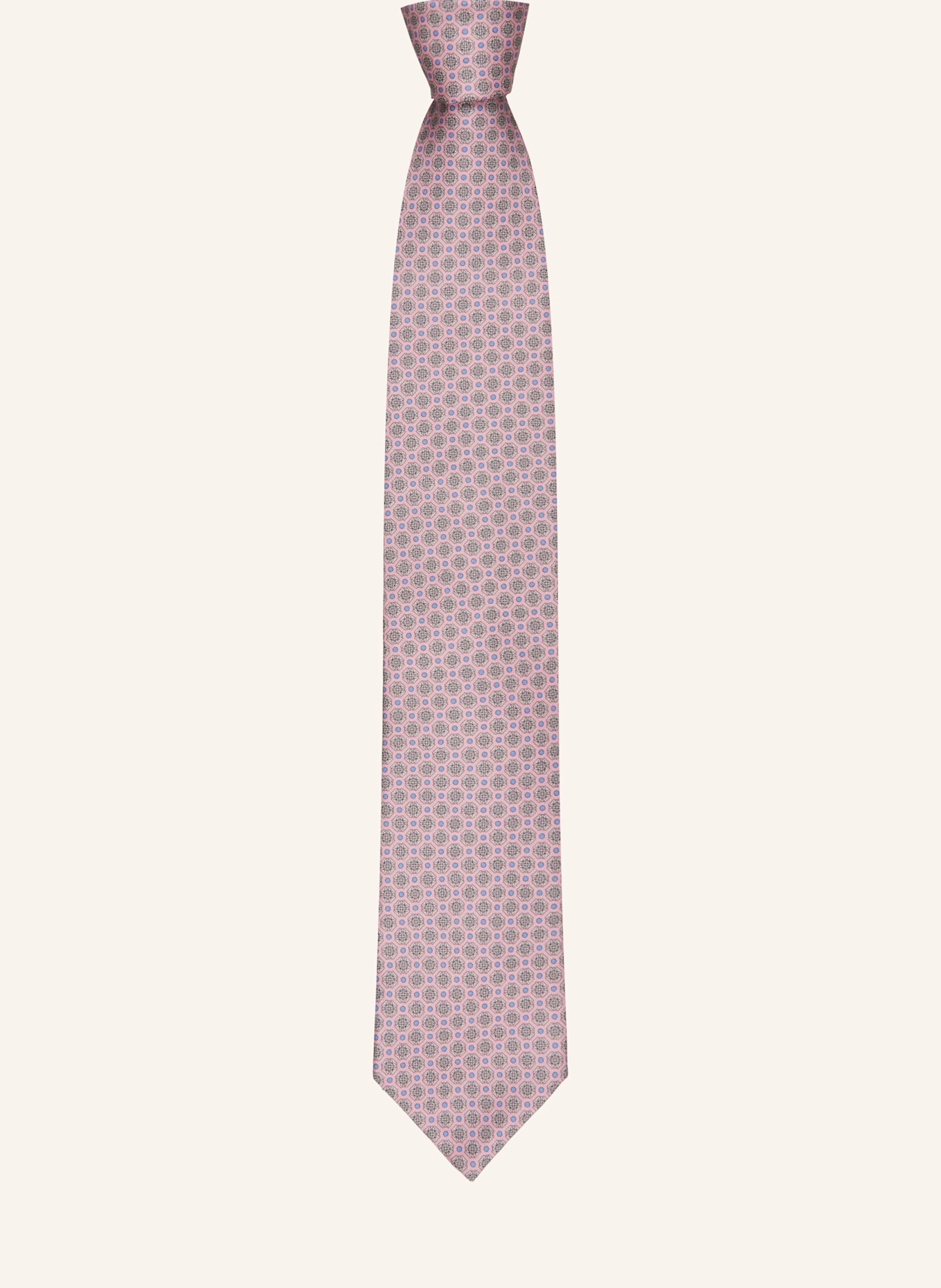 ETON Krawatte: PINK/ BEIGE/ HELLBLAU