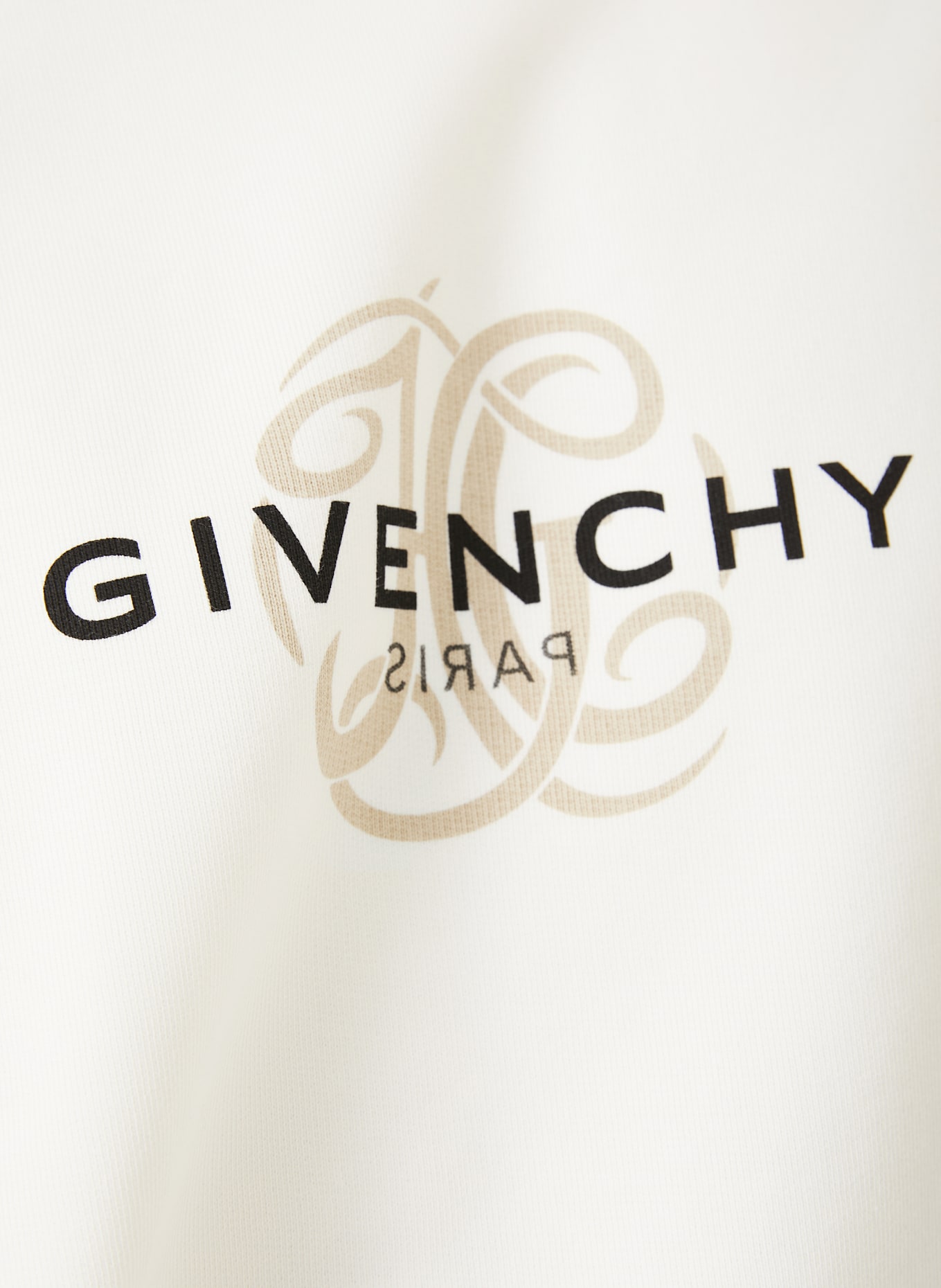 GIVENCHY Sweatshirt: WEISS/ SCHWARZ/ BRAUN