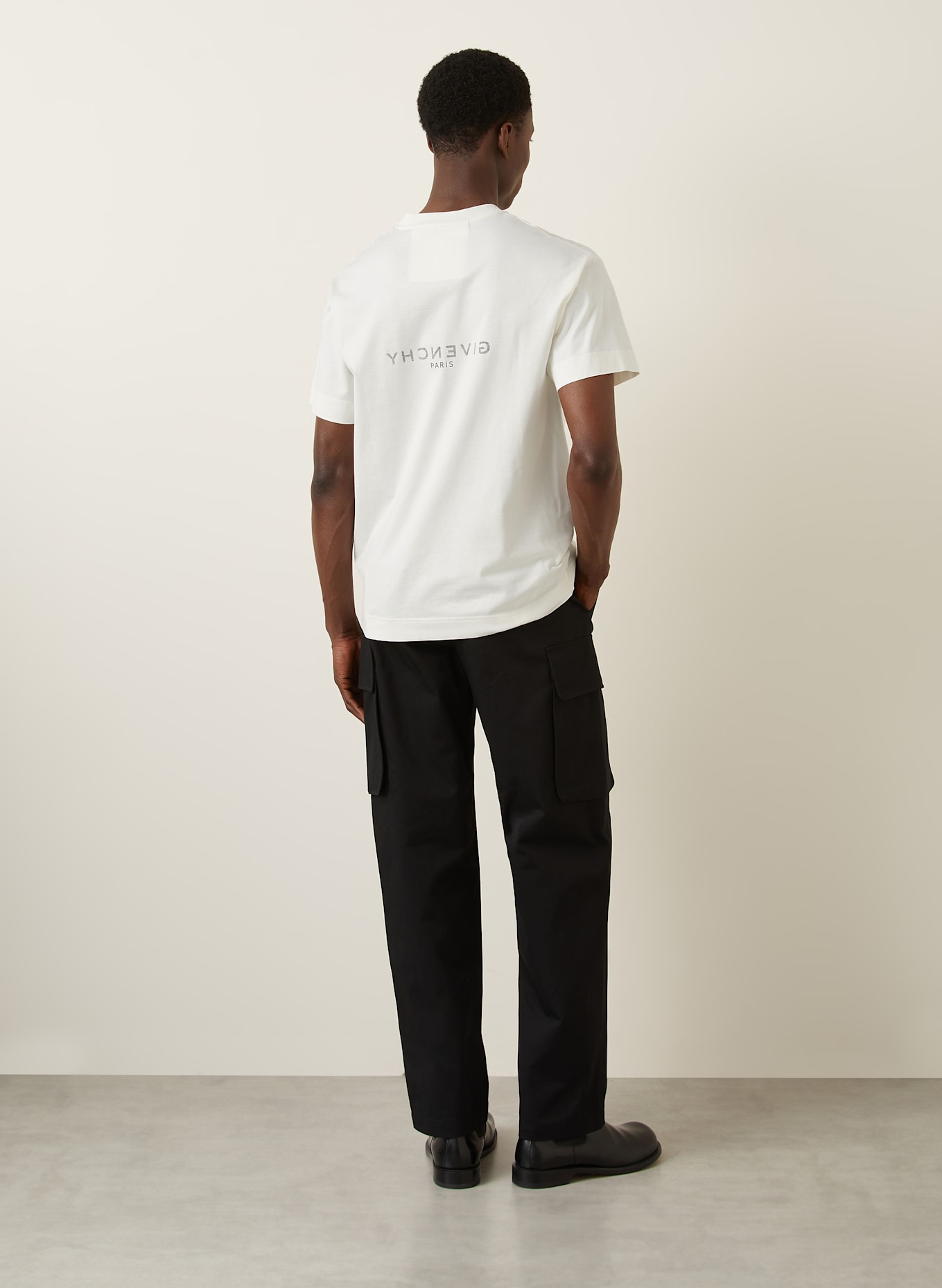 GIVENCHY T-Shirt: WEISS/ SCHWARZ/ BRAUN