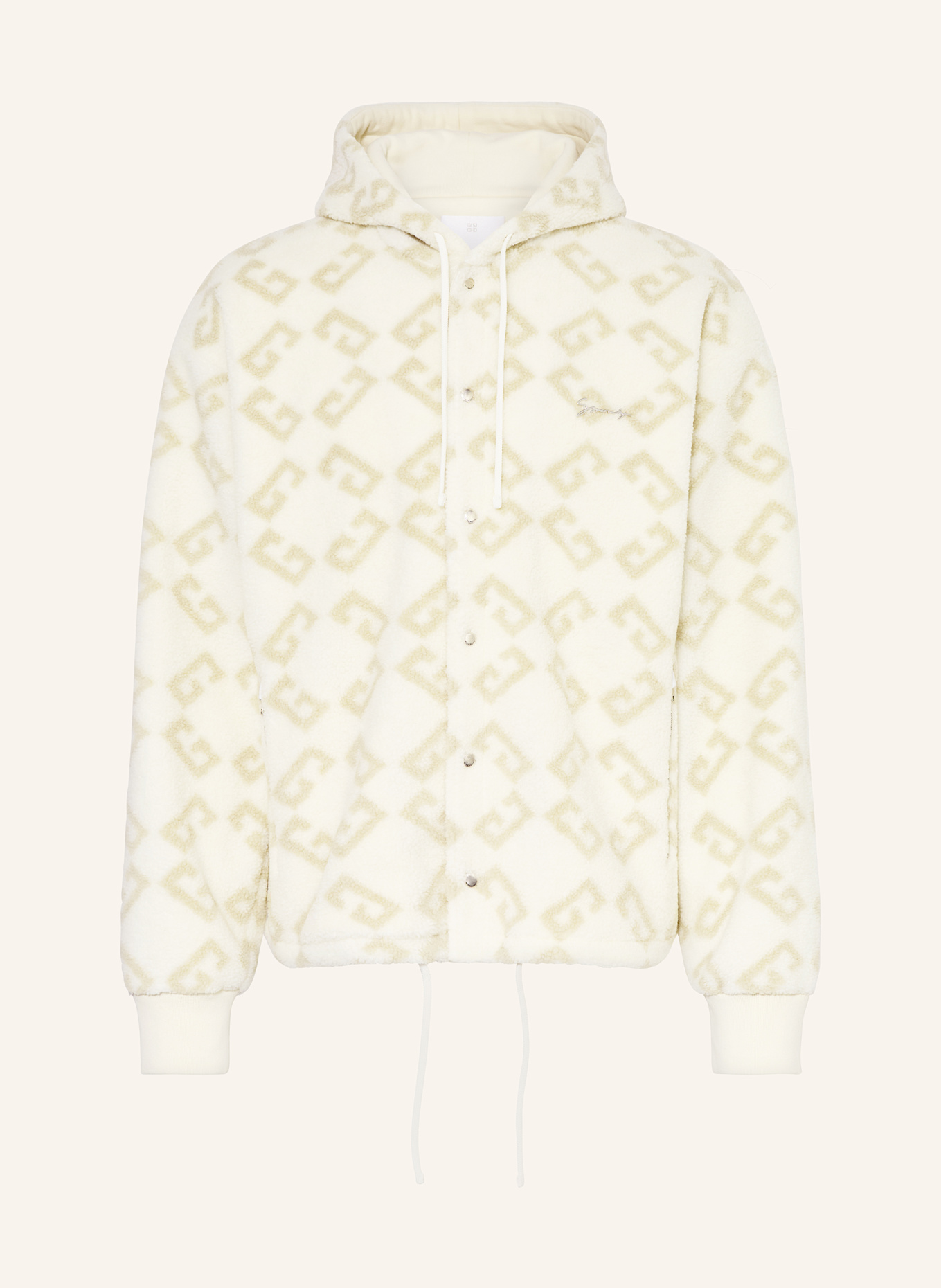 GIVENCHY Sweatjacke: CREME/ BEIGE