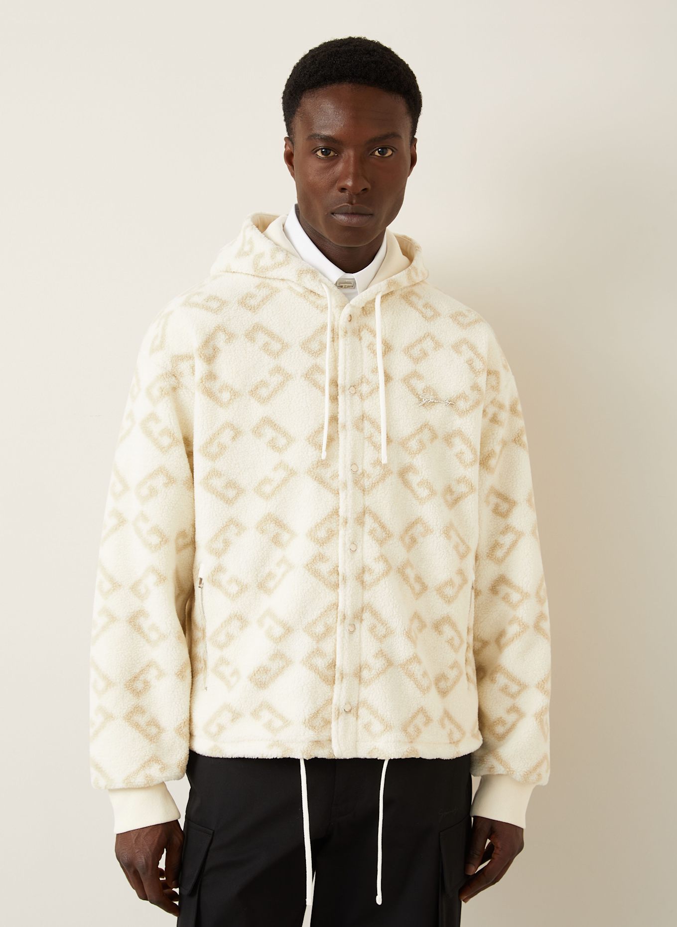 GIVENCHY Sweatjacke: CREME/ BEIGE