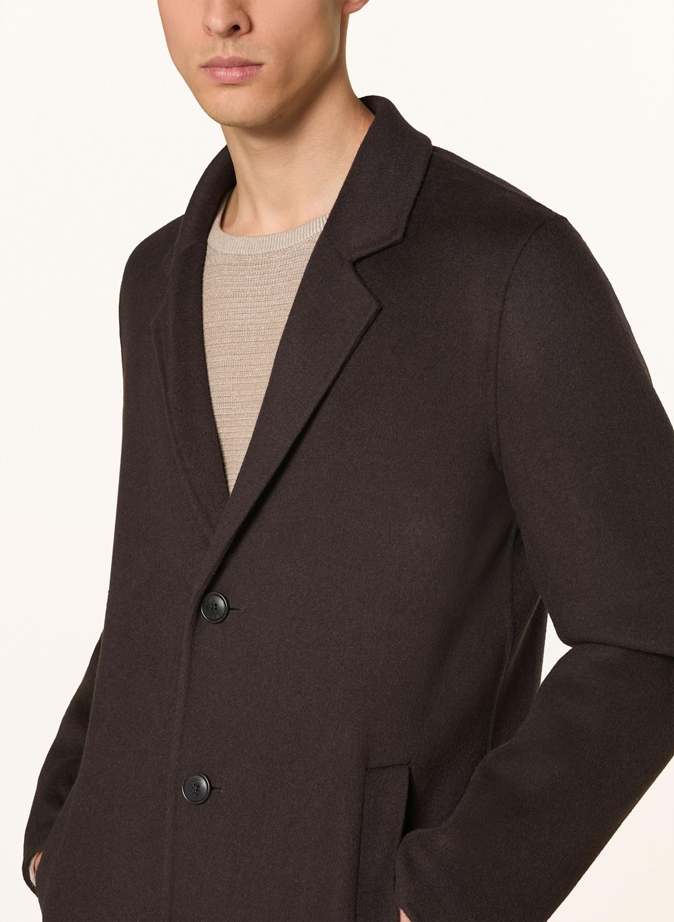 DRYKORN Wollmantel SKOLAN: DUNKELBRAUN