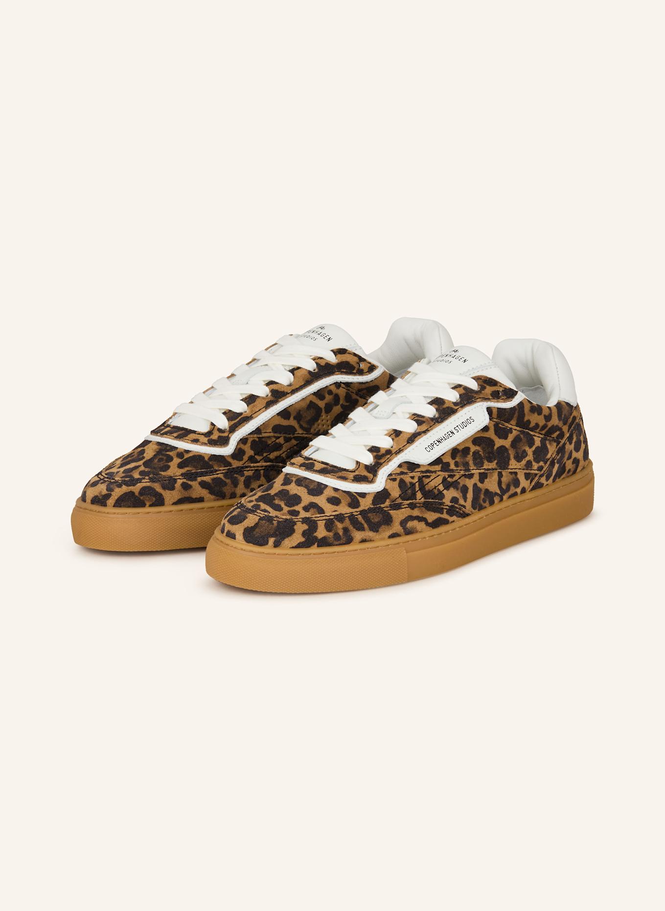 COPENHAGEN Sneakers CPH90: CAMEL/ DARK BROWN