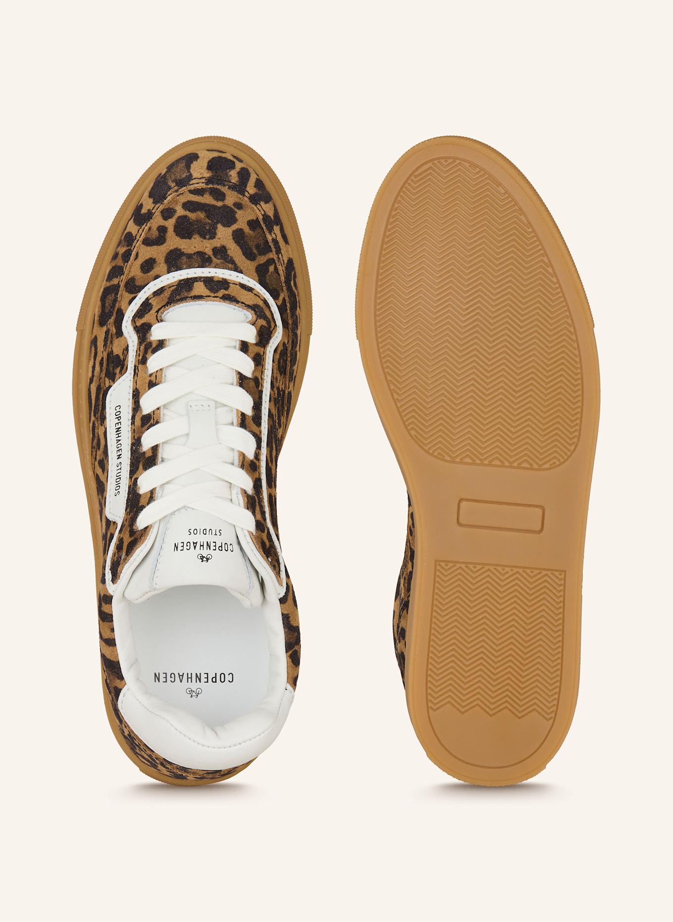 COPENHAGEN Sneakers CPH90: CAMEL/ DARK BROWN