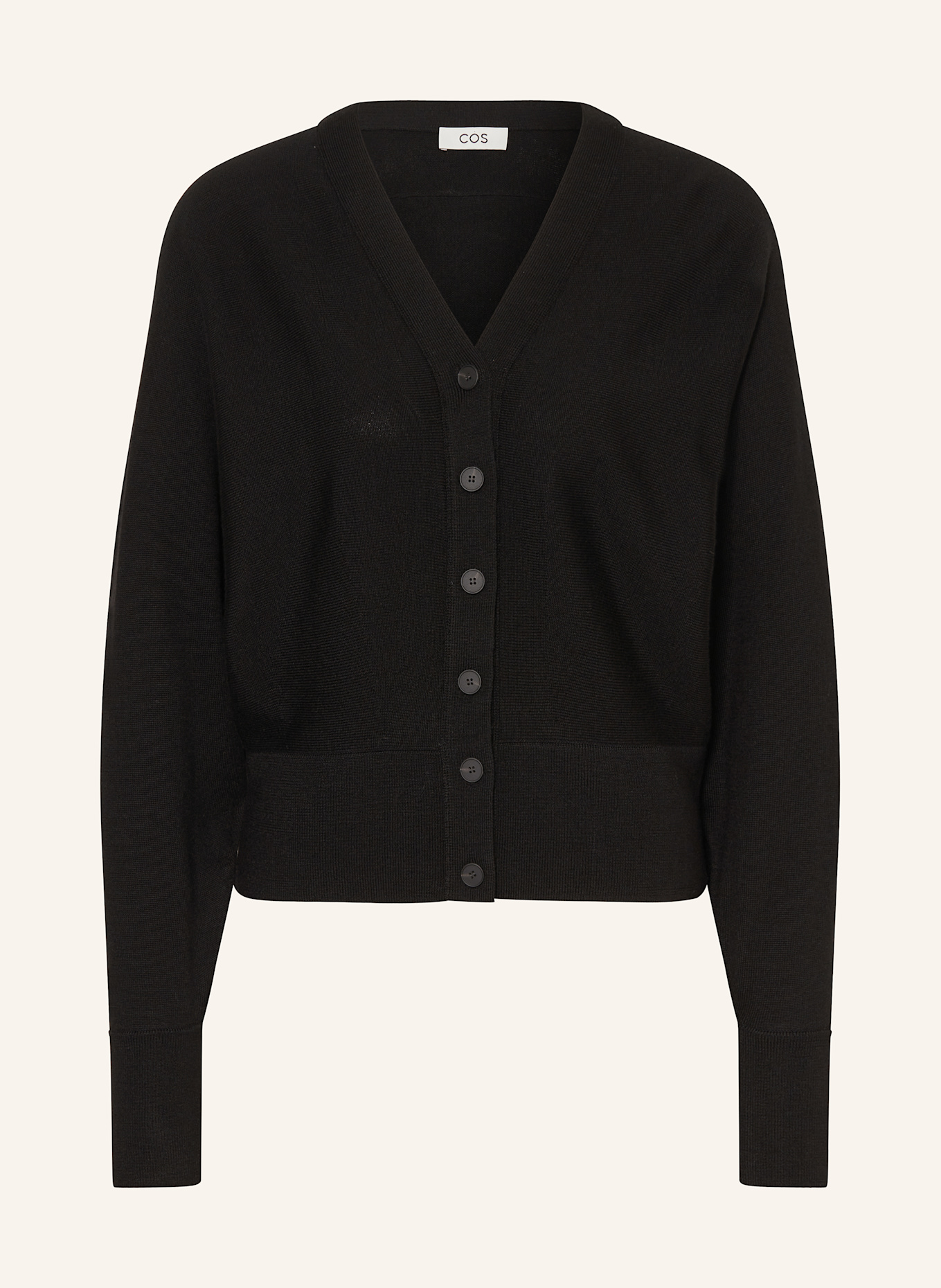 COS Strickjacke: SCHWARZ