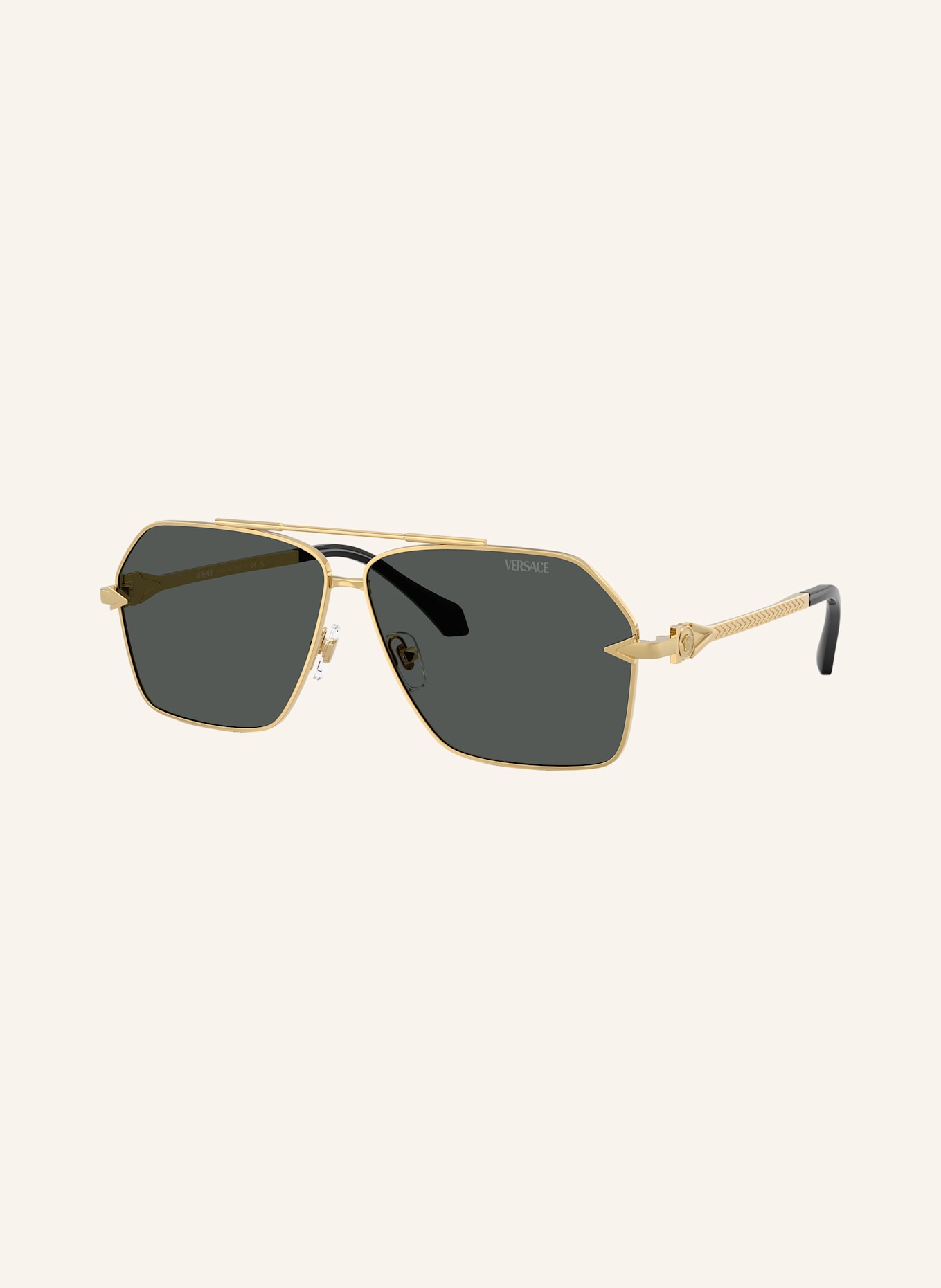 VERSACE Sonnenbrille VE2284: 100287 - GOLD/ GRAU