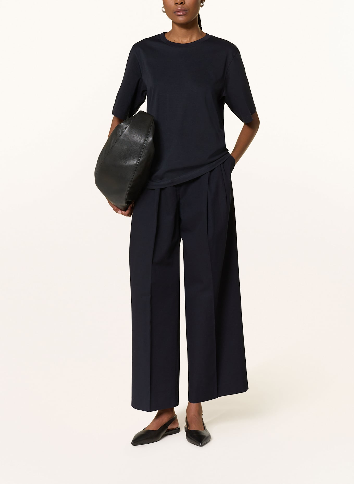 COS T-Shirt: DUNKELBLAU