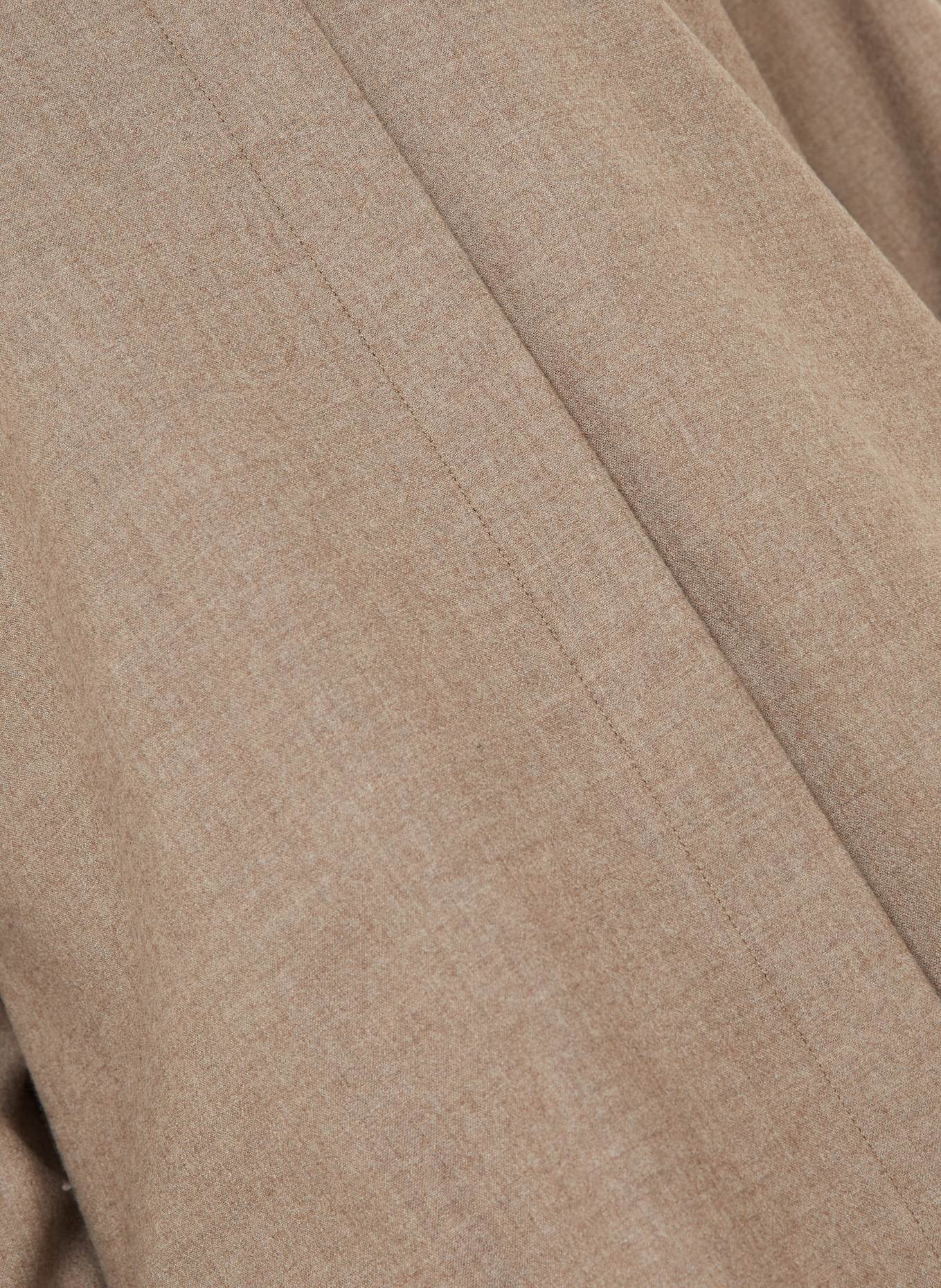 Max Mara Hemdbluse TEBAIDE aus Cashmere: BEIGE