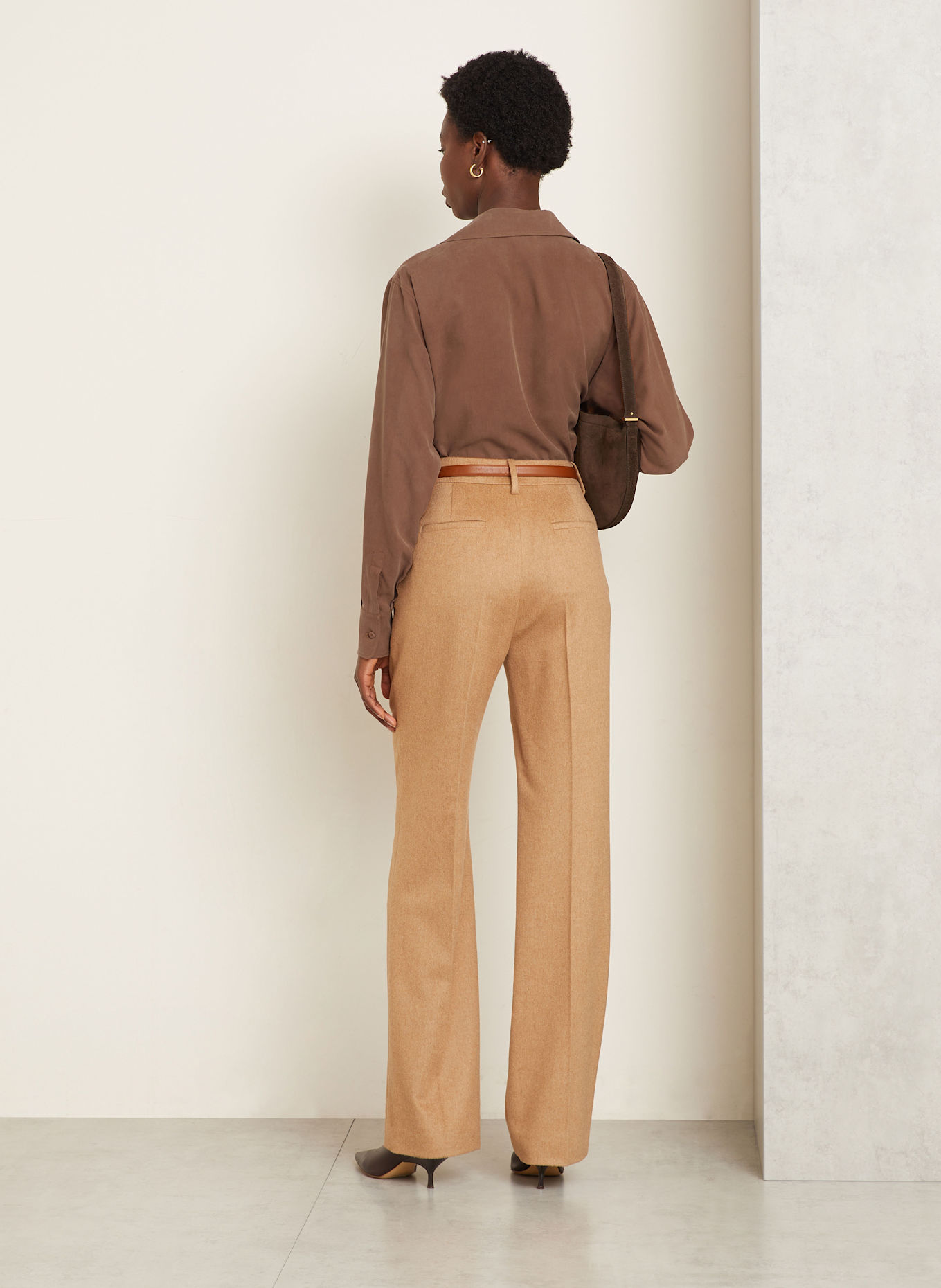 Max Mara Blusenshirt MIRKO aus Seide: BRAUN