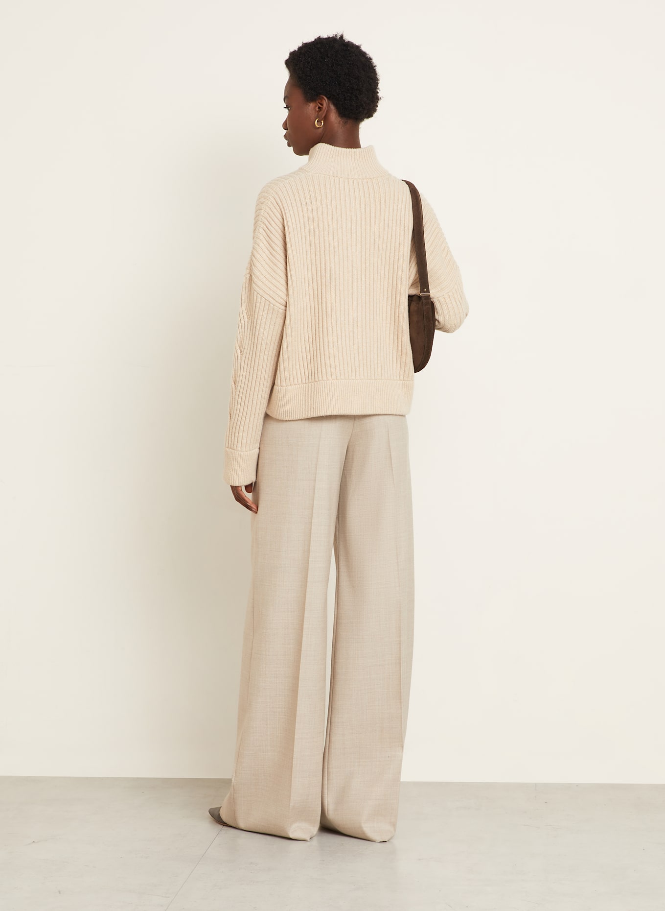 Max Mara Strickjacke AFELIO mit Cashmere: BEIGE