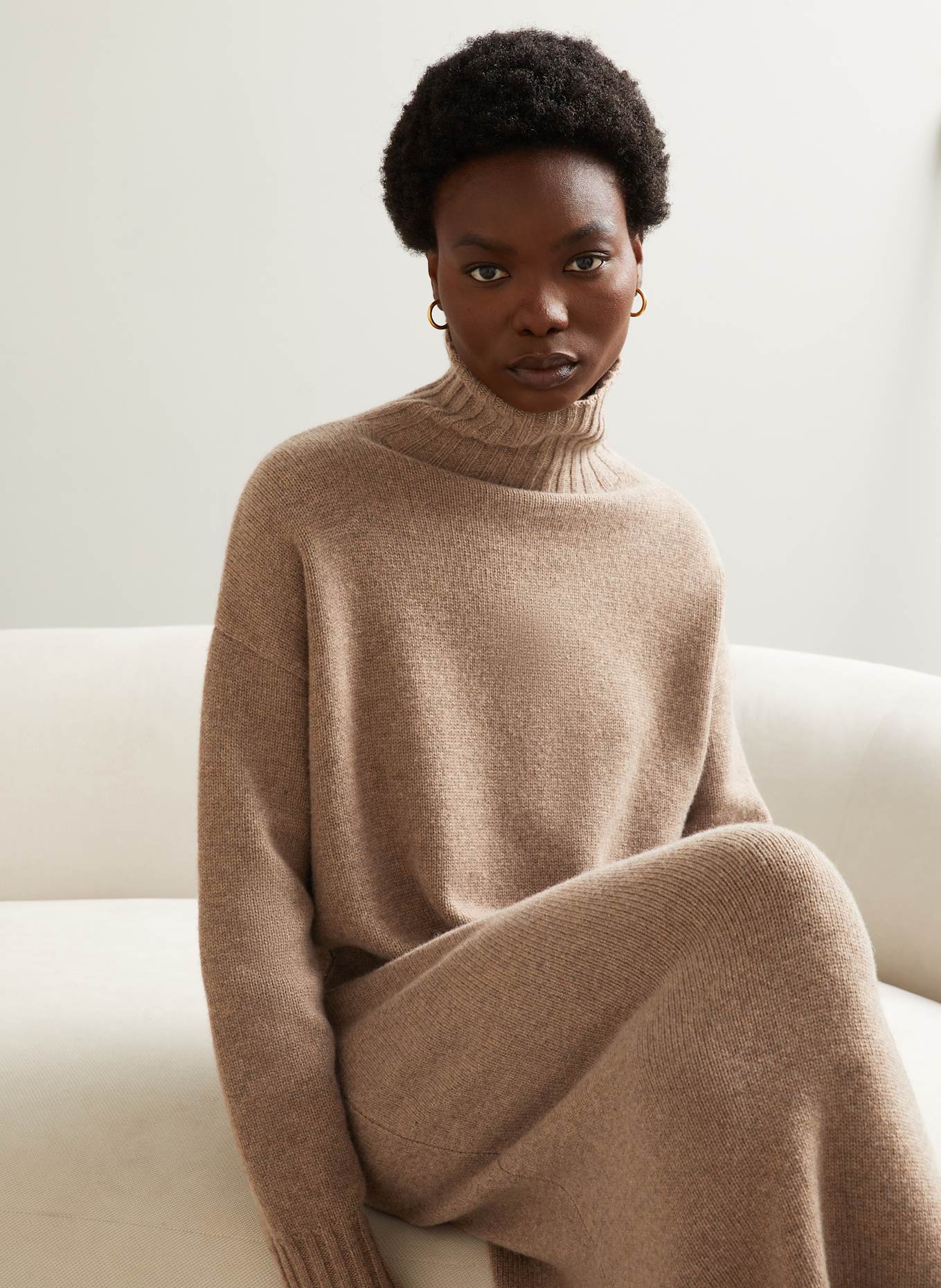 Max Mara Robe en cachemire SUMMER: BEIGE