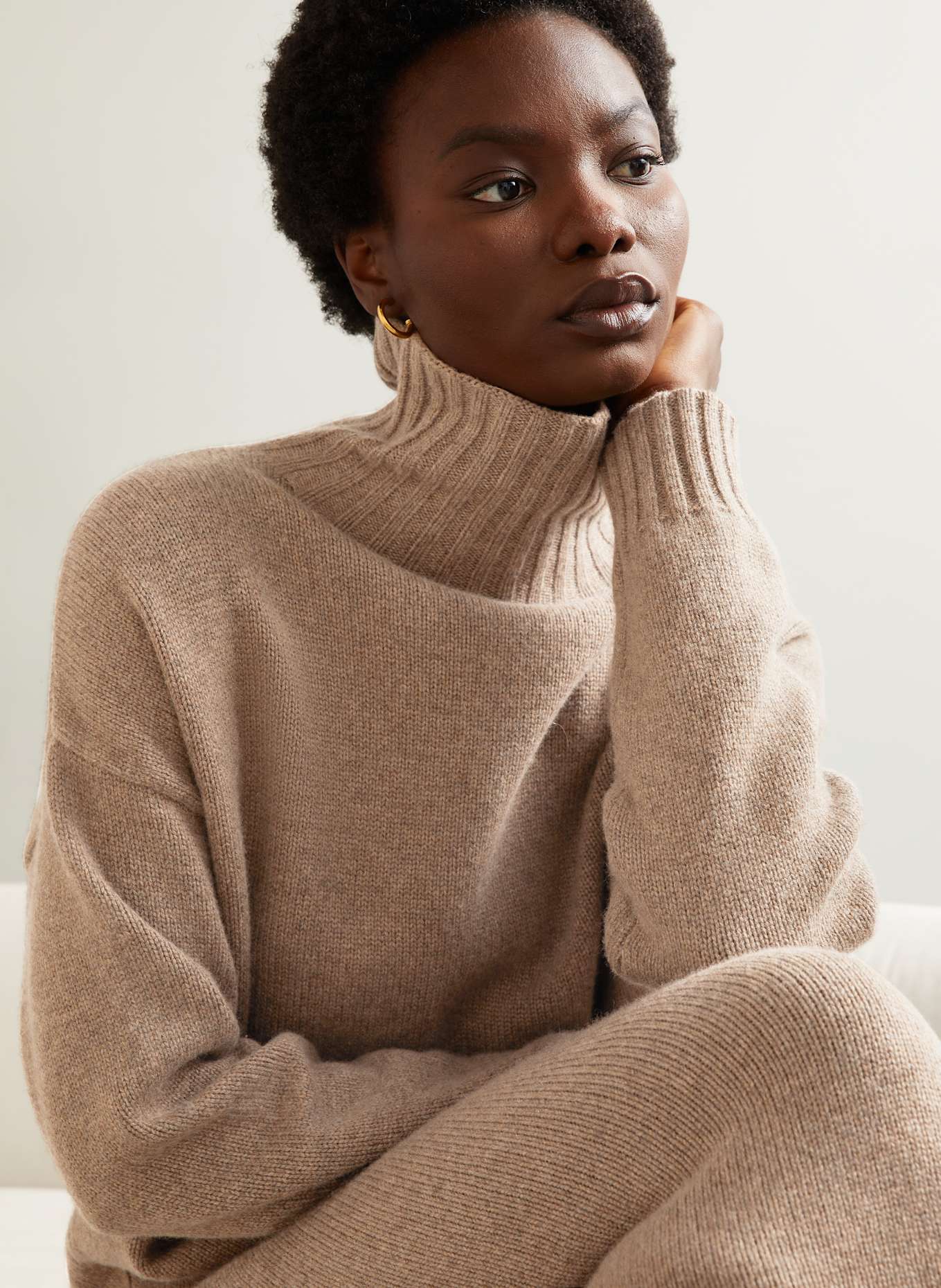 Max Mara Robe en cachemire SUMMER: BEIGE