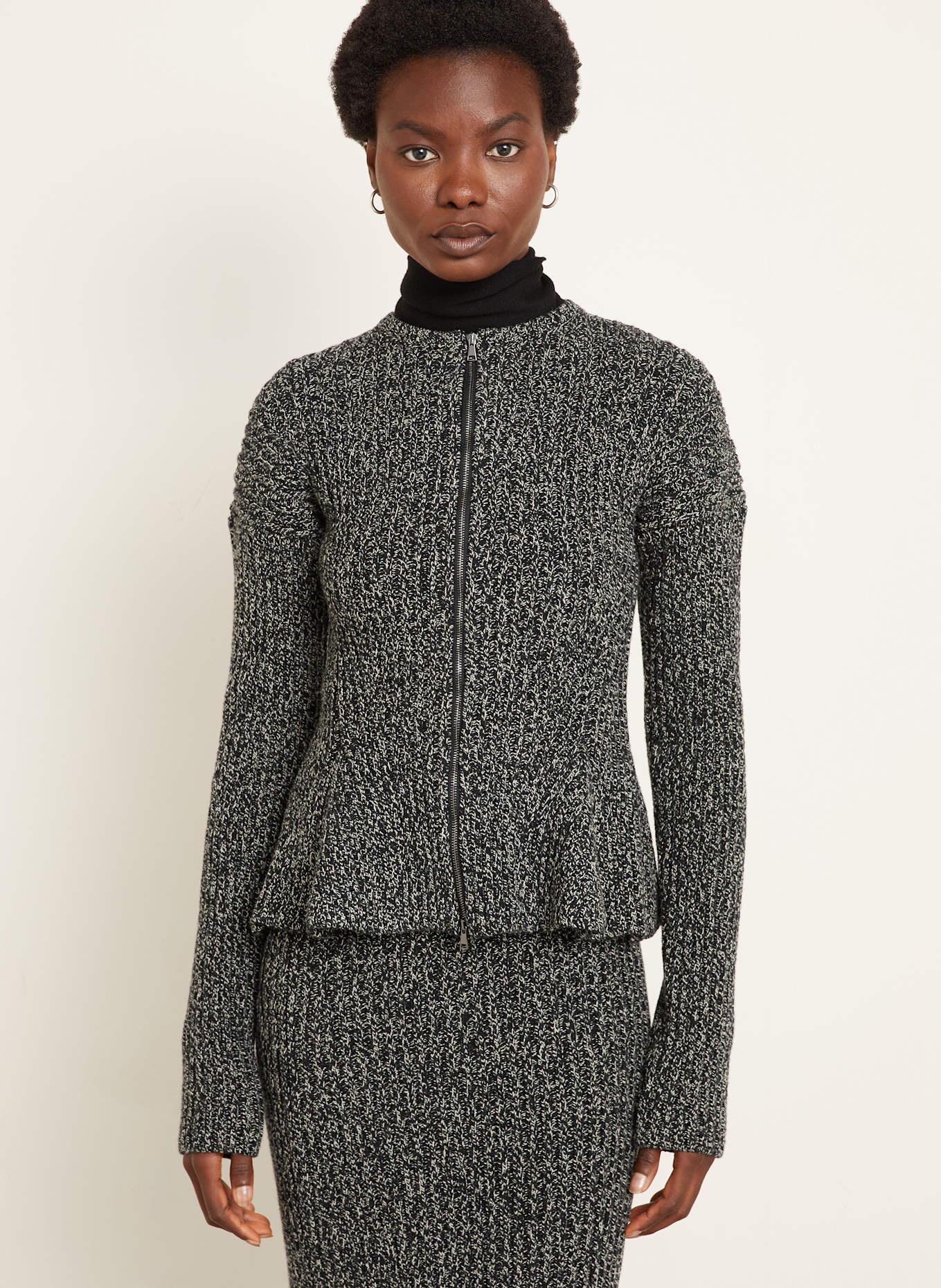 Max Mara Strickjacke KIM: SCHWARZ / WEISS